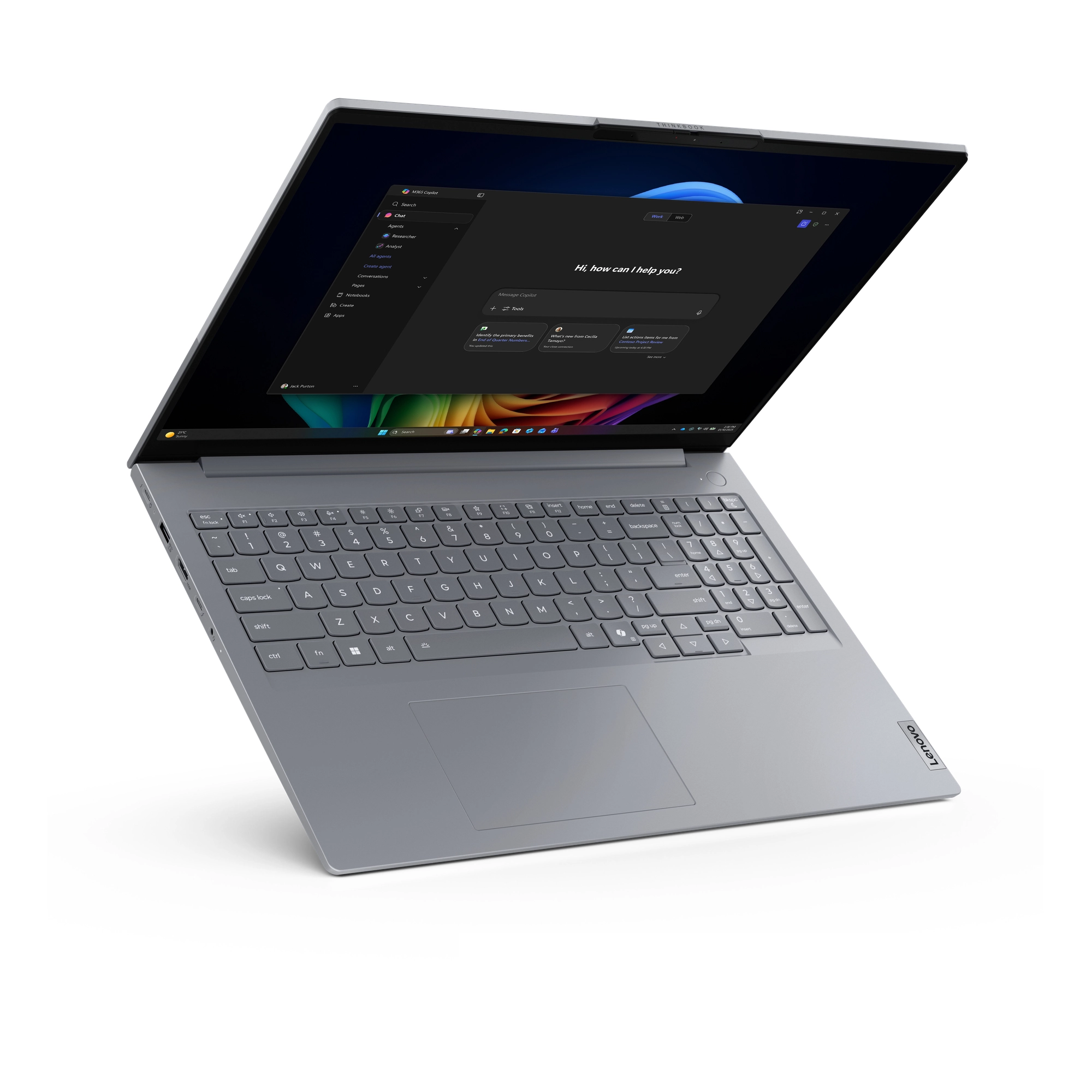 Lenovo ThinkBook 16 G9 Intel Core Ultra 7 355, Intel Grafik, 16GB RAM, 512GB SSD, Win 11 Pro Bild 13