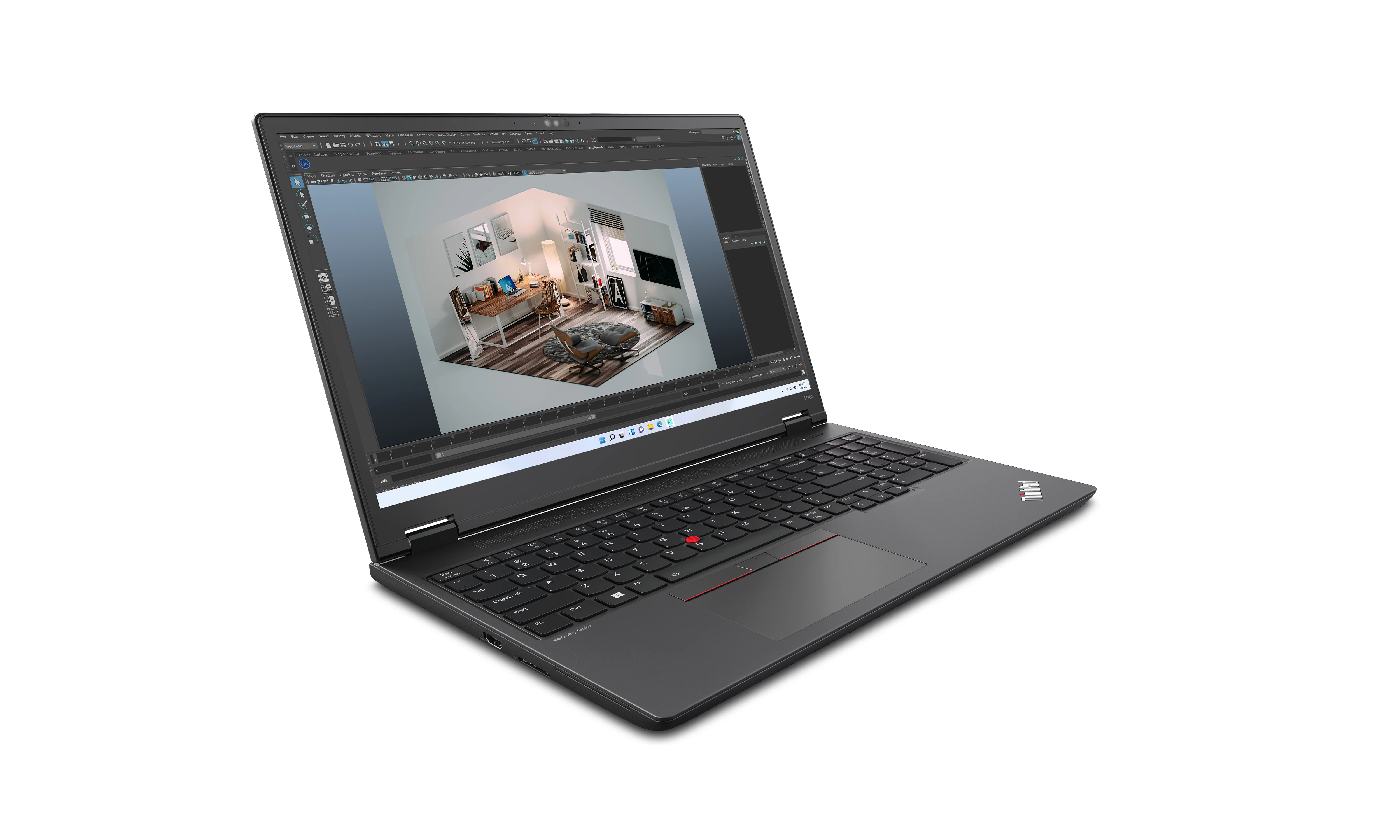 Lenovo ThinkPad P16v Gen 1 mit i9-13900H, RTX 2000 Ada, 64GB RAM, 2TB SSD, Win 11 Pro, Schwarz