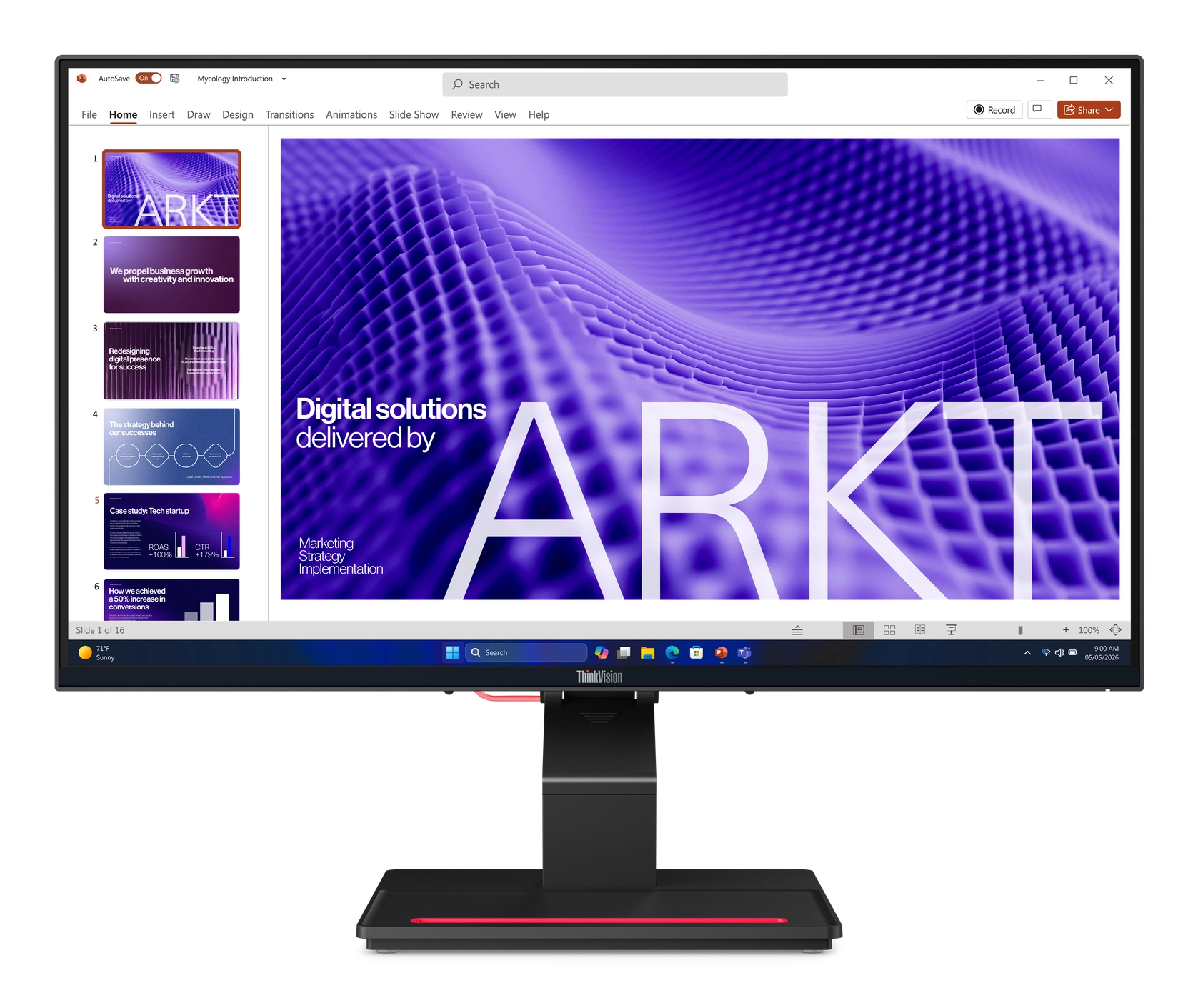 Lenovo ThinkVision T24D-4t - LED-Monitor - 61 cm (24) (23.8 sichtbar) - Touchscreen - 1920 x 1080 Full HD (1080p) @ 120 Hz - IPS - 350 cdm² - 15001 - HDR10 - 4 ms - Raven Black Bild 0