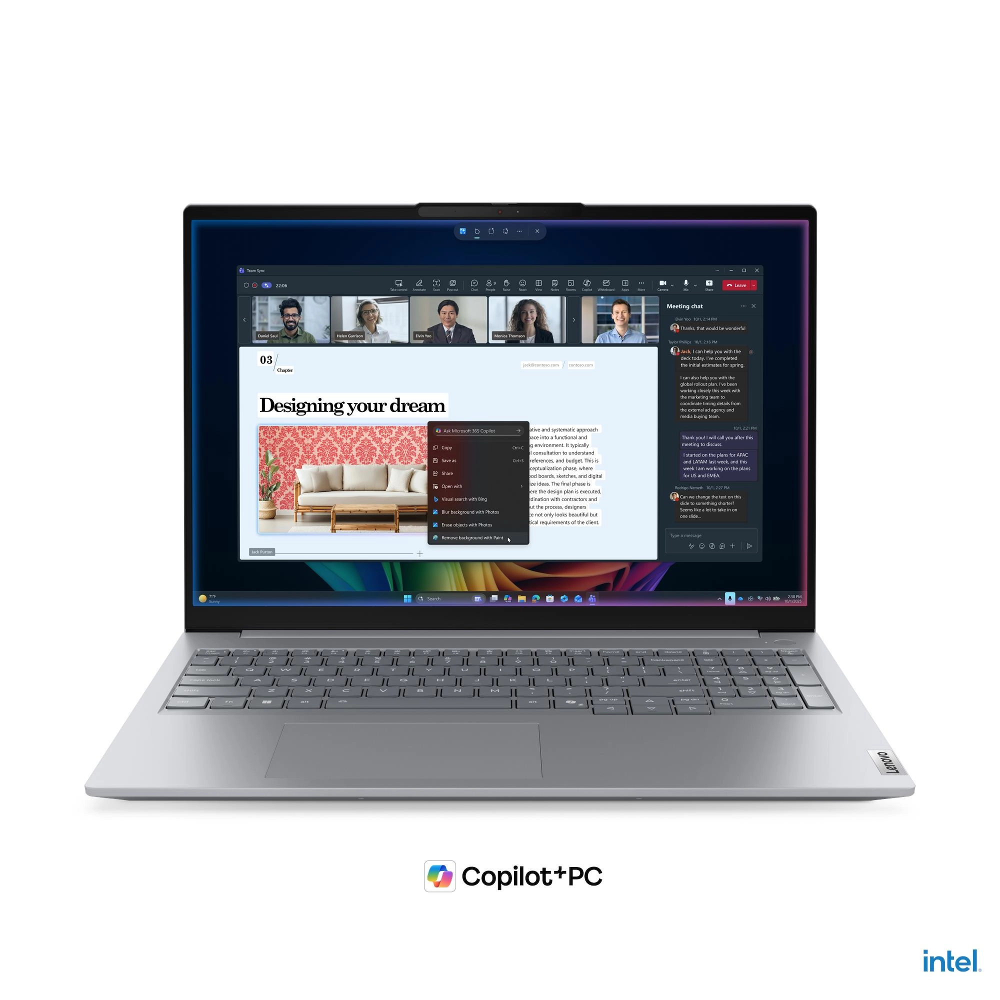 Lenovo ThinkBook 16 G9 IPL mit Intel Core Ultra 7 355, 32GB RAM, 512GB SSD, Windows 11 Pro Bild 11