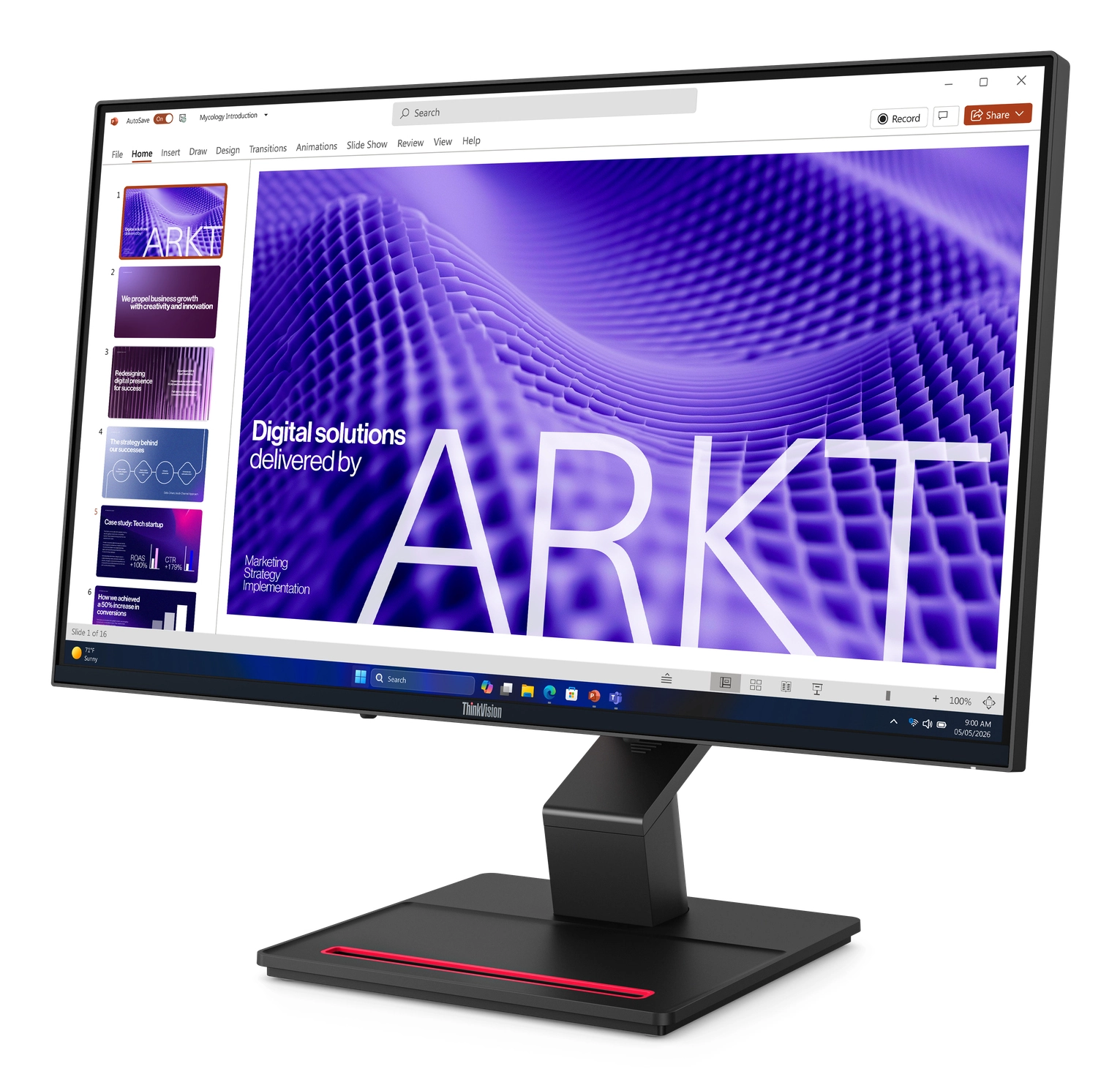 Lenovo ThinkVision T24D-4t - LED-Monitor - 61 cm (24) (23.8 sichtbar) - Touchscreen - 1920 x 1080 Full HD (1080p) @ 120 Hz - IPS - 350 cdm² - 15001 - HDR10 - 4 ms - Raven Black Bild 5