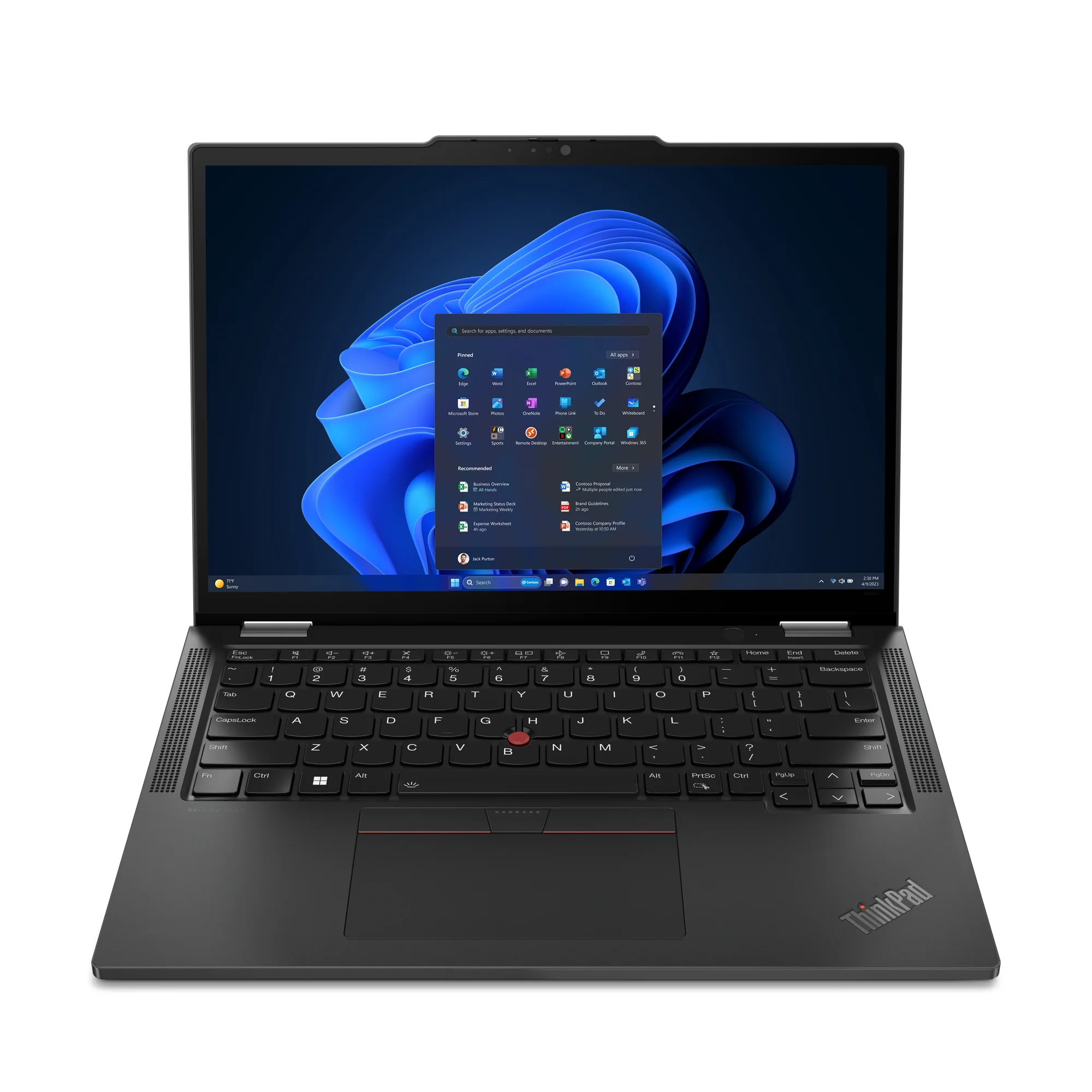 Lenovo ThinkPad X13 2in1 G5 mit Intel Core Ultra 7 155U, 16GB RAM, 512GB SSD, Windows 11 Pro