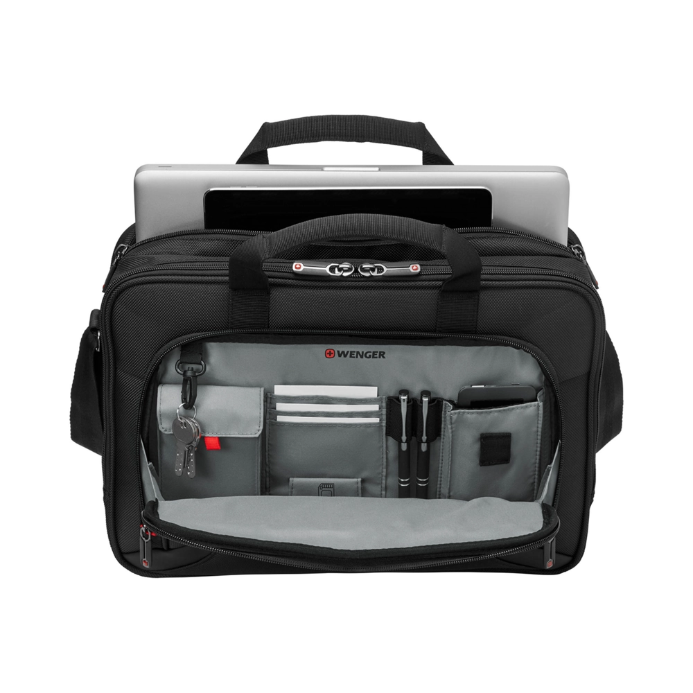 Wenger, Prospectus 16 Laptop Brief WTablet, Black , 600649 Bild 4