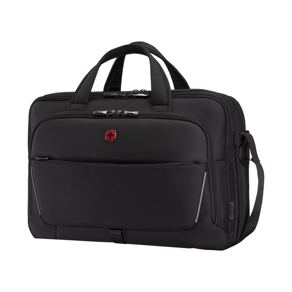 Wenger, Meteor Brief, 16� - 17'' Laptop Briefcase with Tablet Pocket, Black, 653498 Bild 1