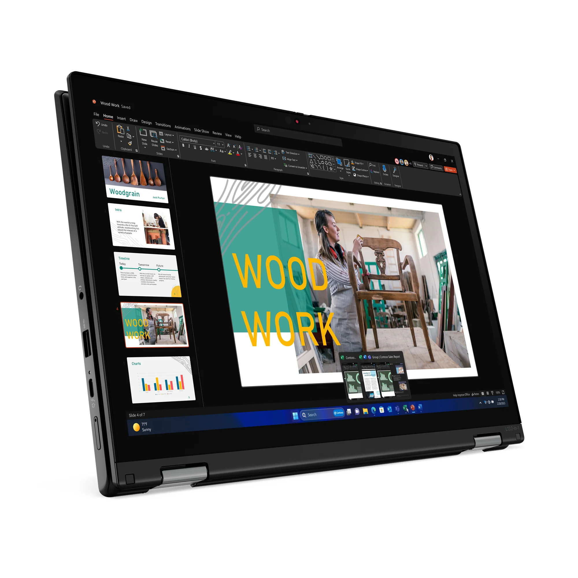 Lenovo ThinkPad L13 2in1 G5 mit Intel Core Ultra 7 165U, 32GB RAM, 1TB SSD, Windows 11 Pro