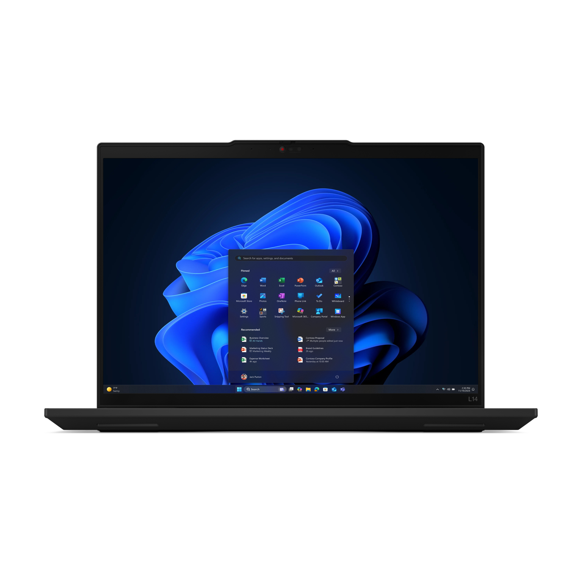 Lenovo ThinkPad L14 Gen 6 mit Intel Core Ultra 5 225U, 16GB RAM, 512GB SSD, Win 11 Pro