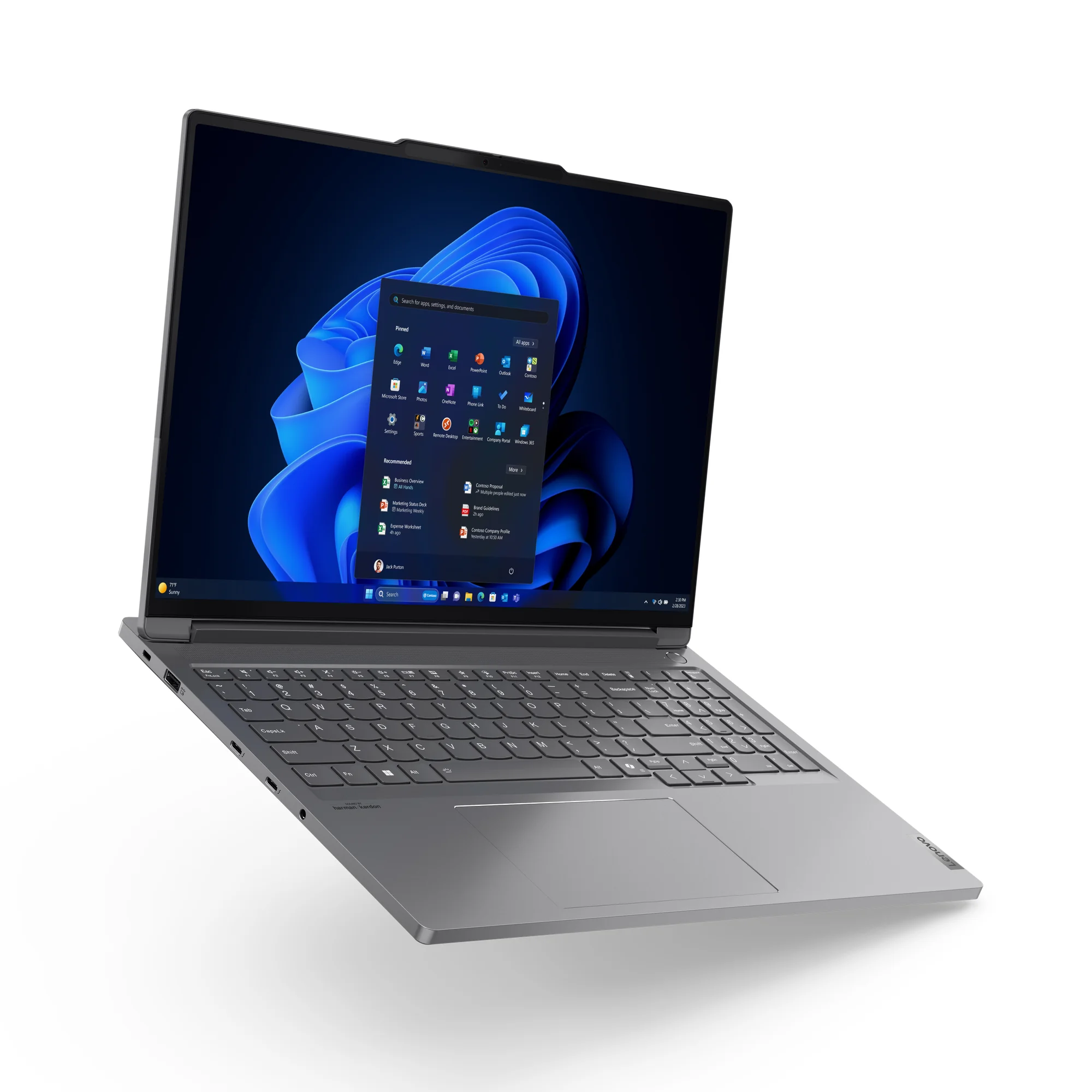 Lenovo ThinkBook 16p G5 IRX mit i7-14650HX, RTX 4060, 32GB RAM, 1TB SSD, Windows 11 Pro, Grau