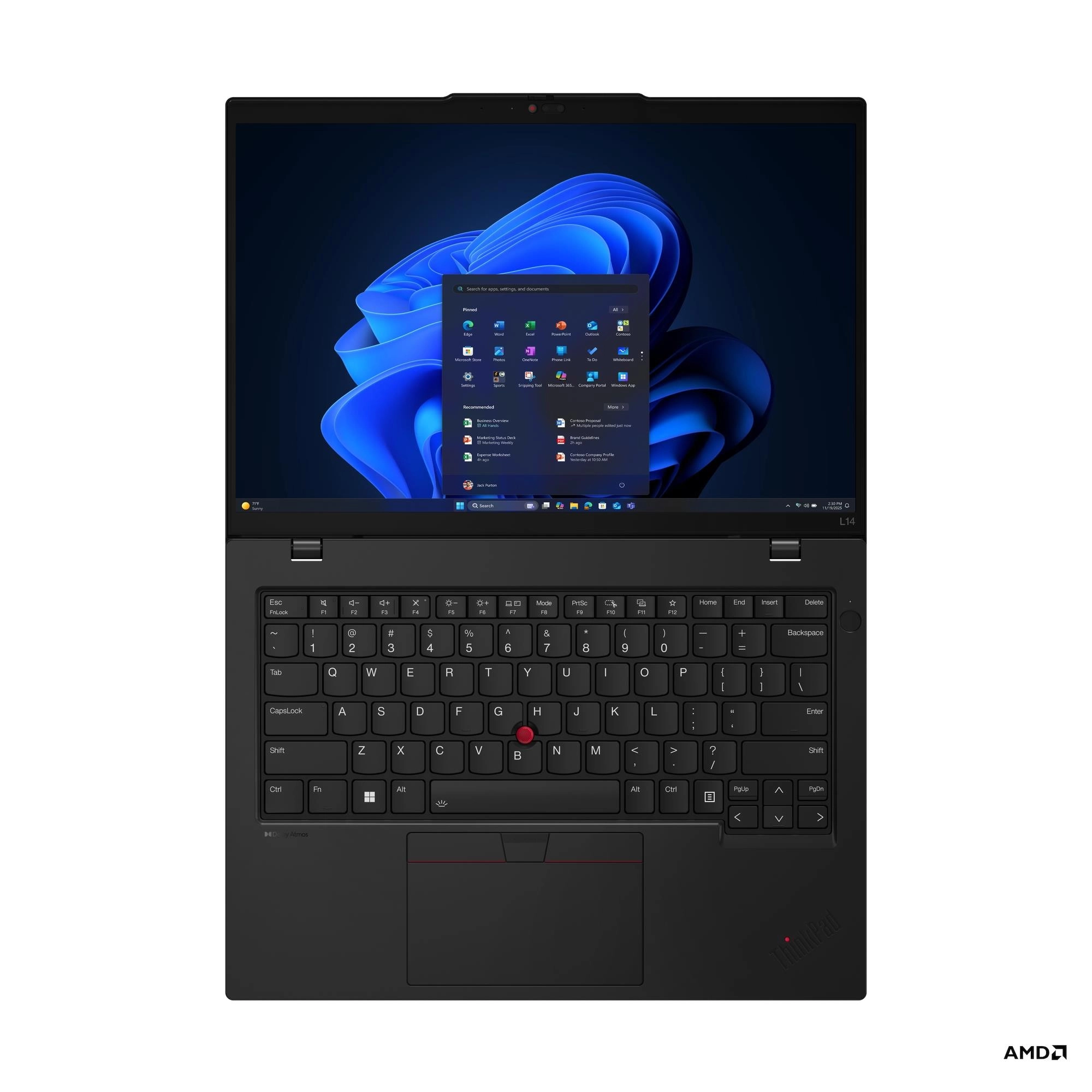 Lenovo ThinkPad L14 AMD G6 14 R5-PRO-215 16512 WUXGA 4G W11P Bild 4