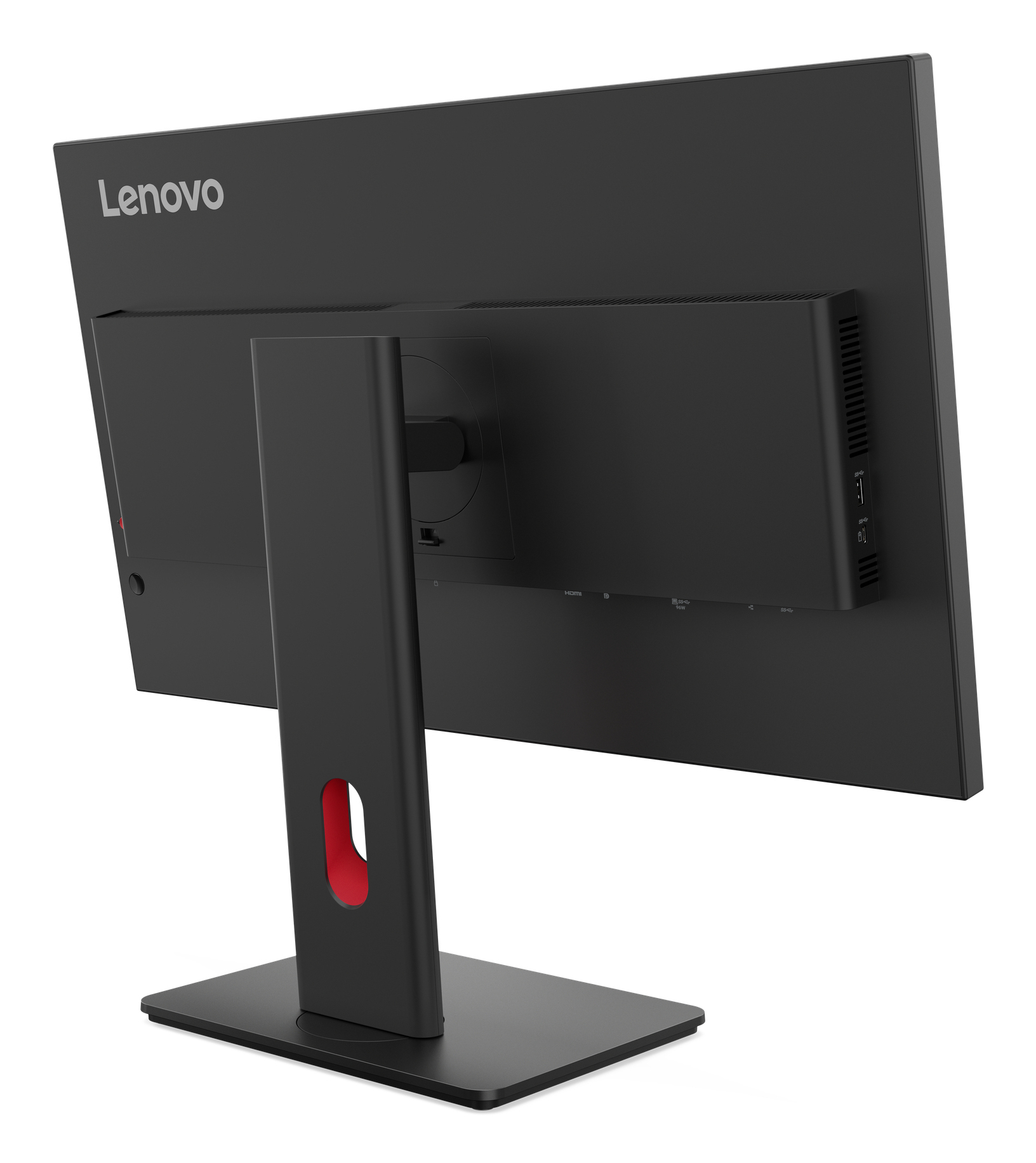 Lenovo ThinkVision T27UD-40 27" 4K UHD Monitor, LCD, USB-Hub, VESA, höhenverstellbar, schwarz