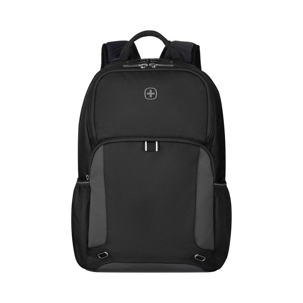 15,6 Zoll Notebook-Rucksack, schwarz, recycelte PET-Flaschen, Tablet- Laptopfach Bild 0