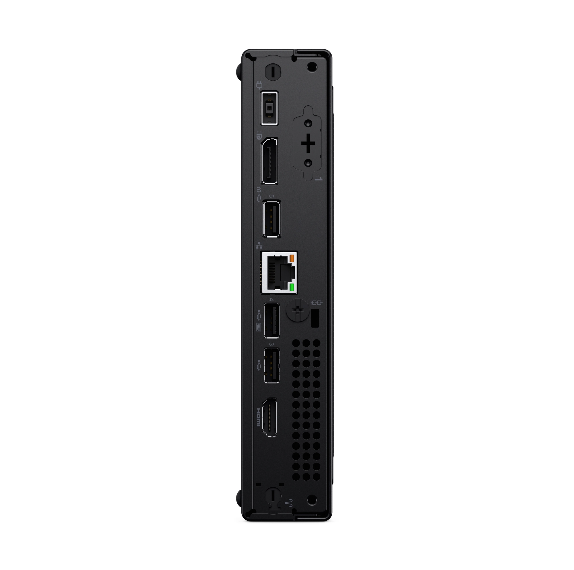 Lenovo V100q Mini PC mit Intel N100, Intel UHD Graphics, 8GB RAM, 256GB SSD, Linux, Schwarz Bild 4