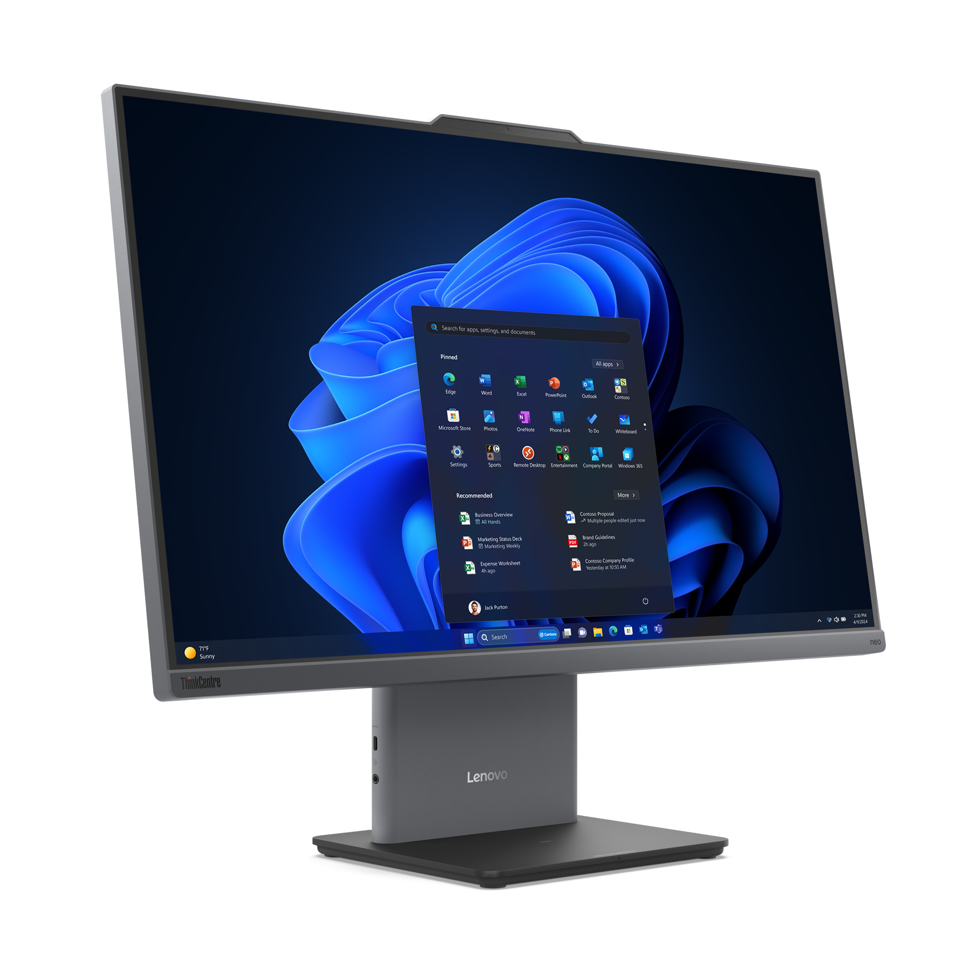 Lenovo ThinkCentre neo 50a 27 Gen 5 i7-13620H, UHD Graphics, 16GB RAM, 512GB SSD, Windows 11 Pro