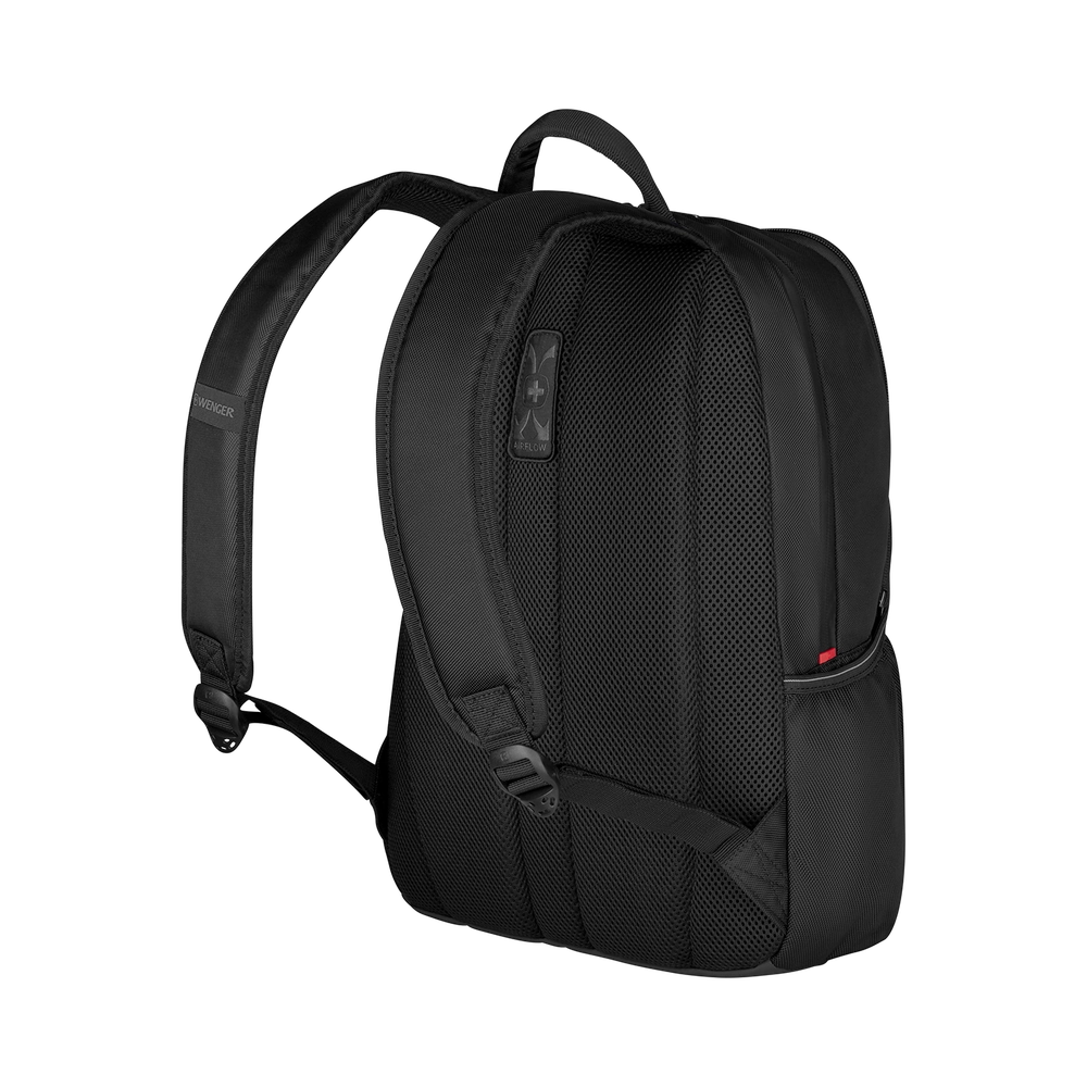 15,6 Zoll Notebook-Rucksack, schwarz, recycelte PET-Flaschen, Tablet- Laptopfach Bild 3