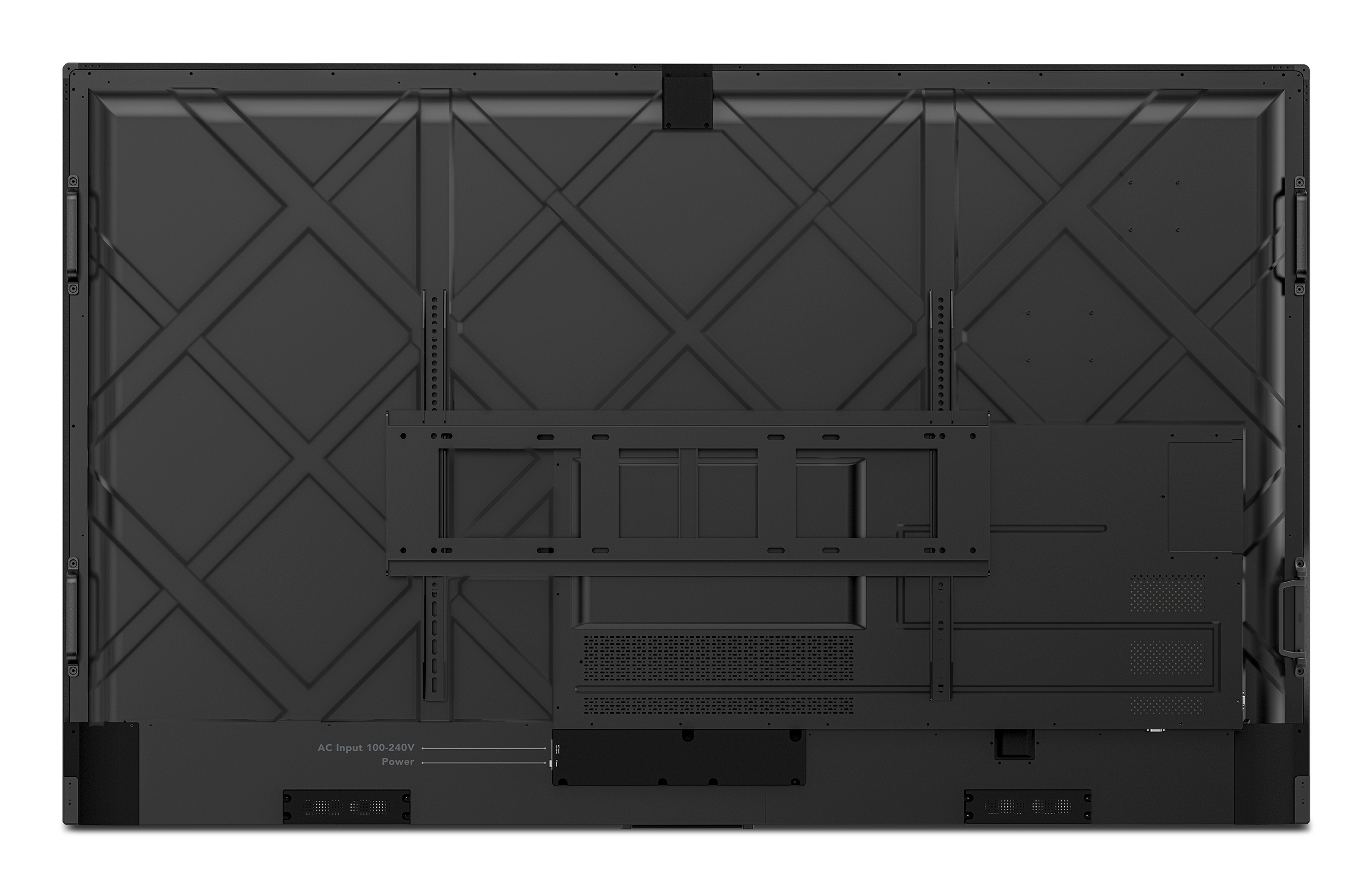 Lenovo ThinkVision T86 86" LED Display, 4K UHD (3840x2160), 8MP, 15W, flach, USB 2.0/3.2, schwarz