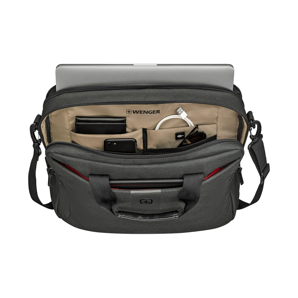 Wenger, MX ECO Brief, 16 Laptop Briefcase, Charcoal, 612263 Bild 4