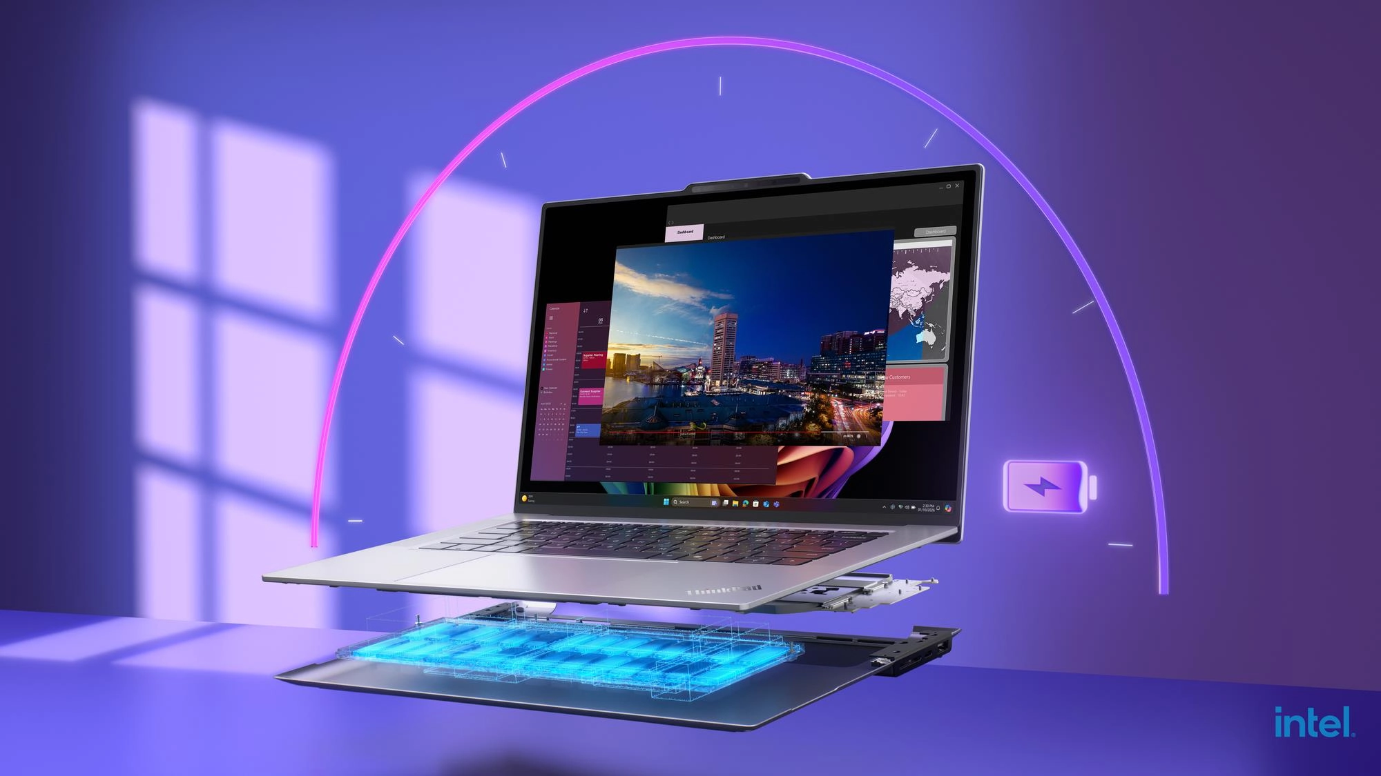 Lenovo ThinkPad X9-15p Gen 1 Aura mit Intel Core Ultra 7 358H, Arc B390, 32GB RAM, 1TB SSD, Win 11 Pro Bild 12