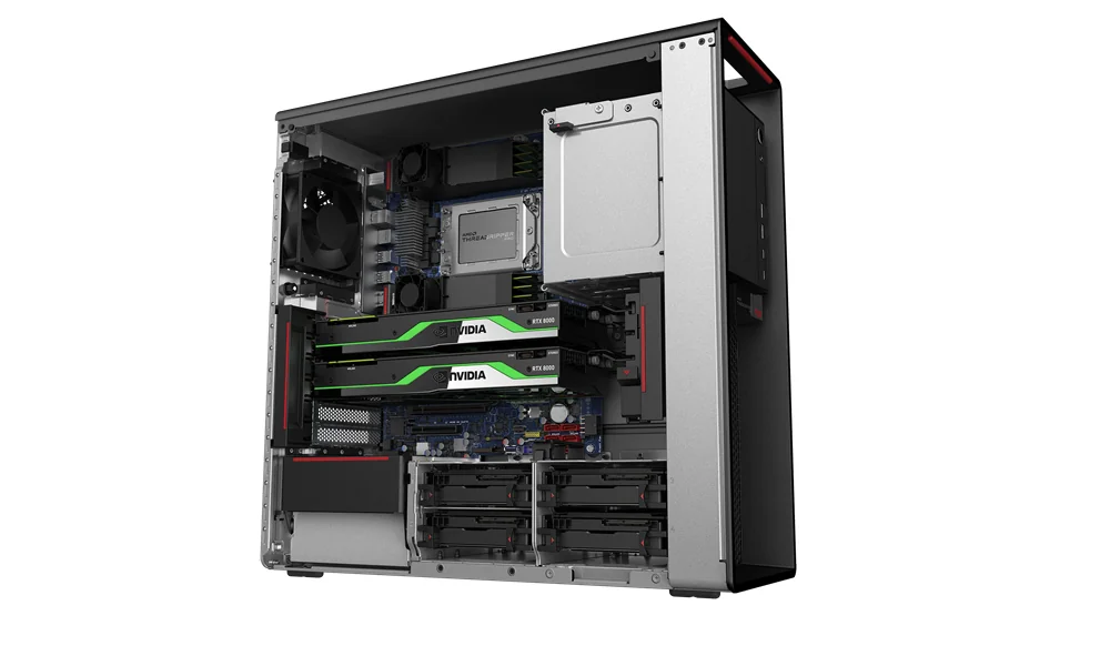 Lenovo ThinkStation P620 mit AMD Ryzen Threadripper PRO 5975WX, 64GB RAM, 1TB SSD, Windows 11 Pro Bild 8
