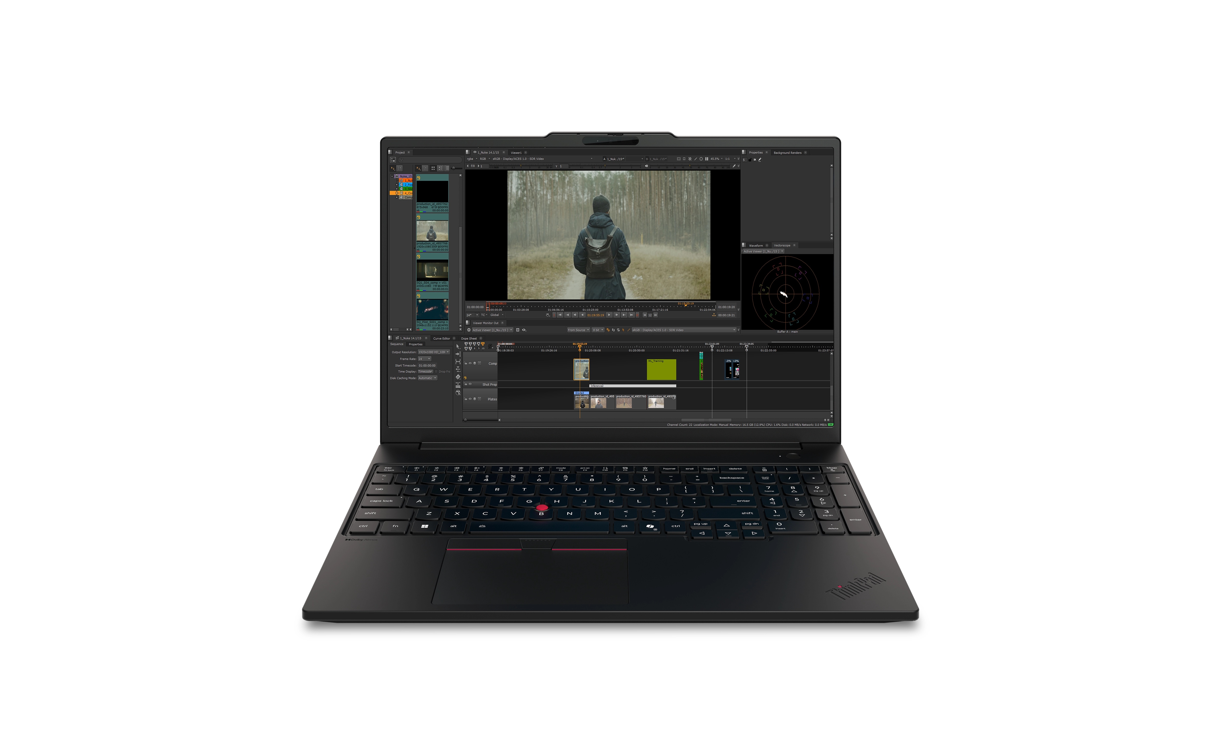 ThinkPad P16s Gen 5 Intel Core Ultra 7 356H, RTX PRO 500, 64GB RAM, 1TB SSD, Win 11 Pro, Black Bild 4