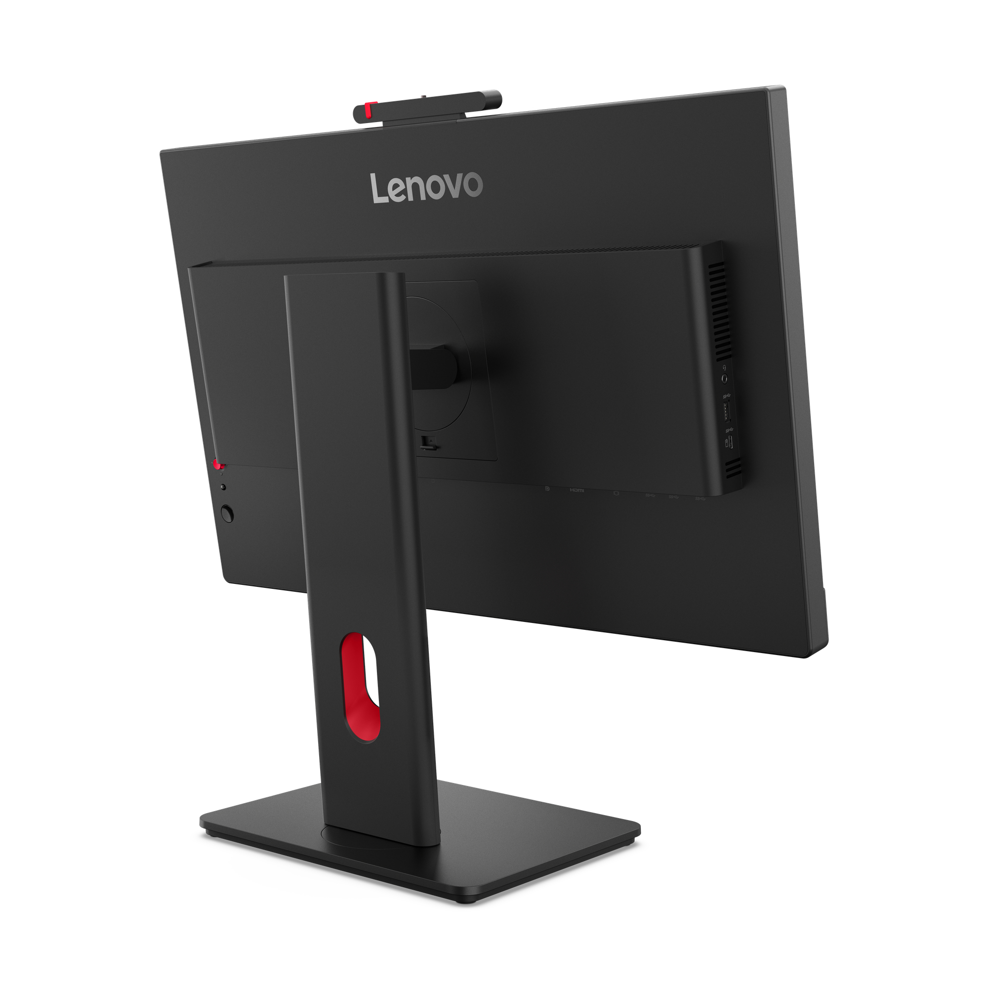 Lenovo ThinkVision T27QD-4v 27" QHD Monitor, 2560x1440, LCD, USB-Hub, Lautsprecher, höhenverstellbar, schwarz