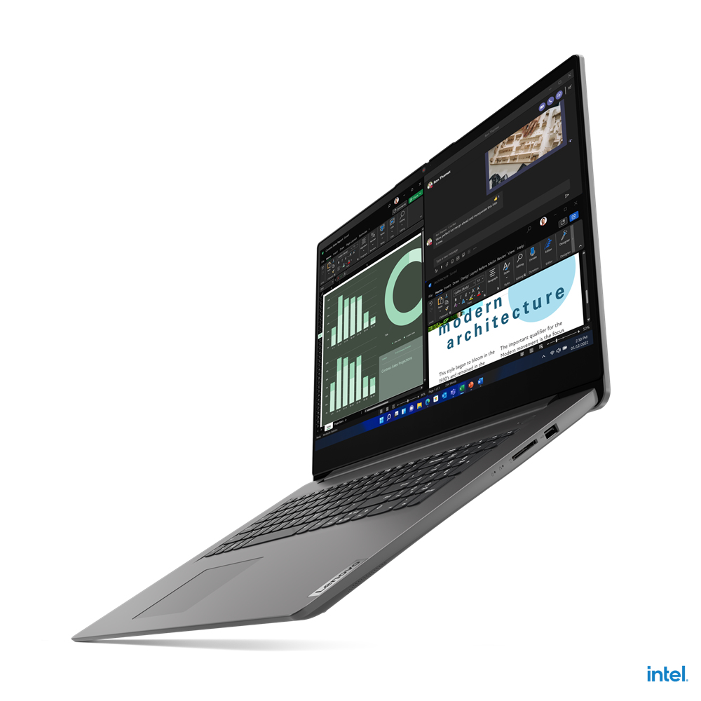 Lenovo V17 G4 IRU mit Intel U300, UHD Graphics, 8GB RAM, 512GB SSD, Windows 11 Home
