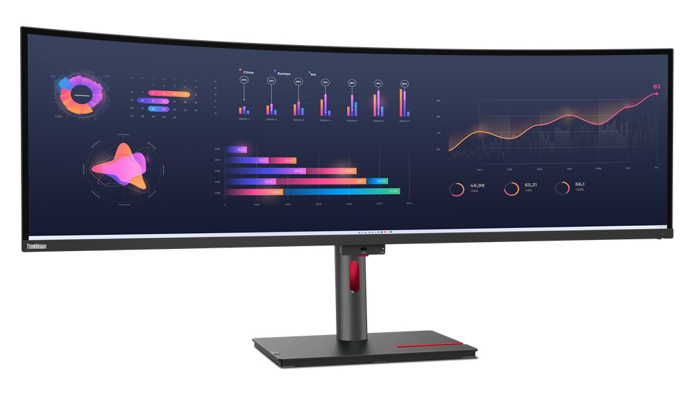 Lenovo ThinkVision P49w-30 49" DQHD LED Display