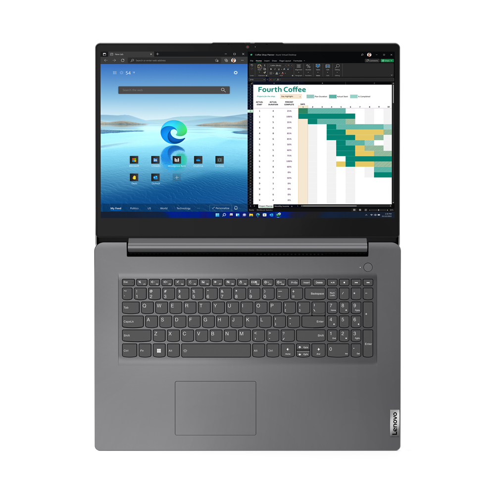 Lenovo V17 G4 IRU i7-13620H, 16GB RAM, 512GB SSD, Win 11 Pro, 17,3" FHD, Grau