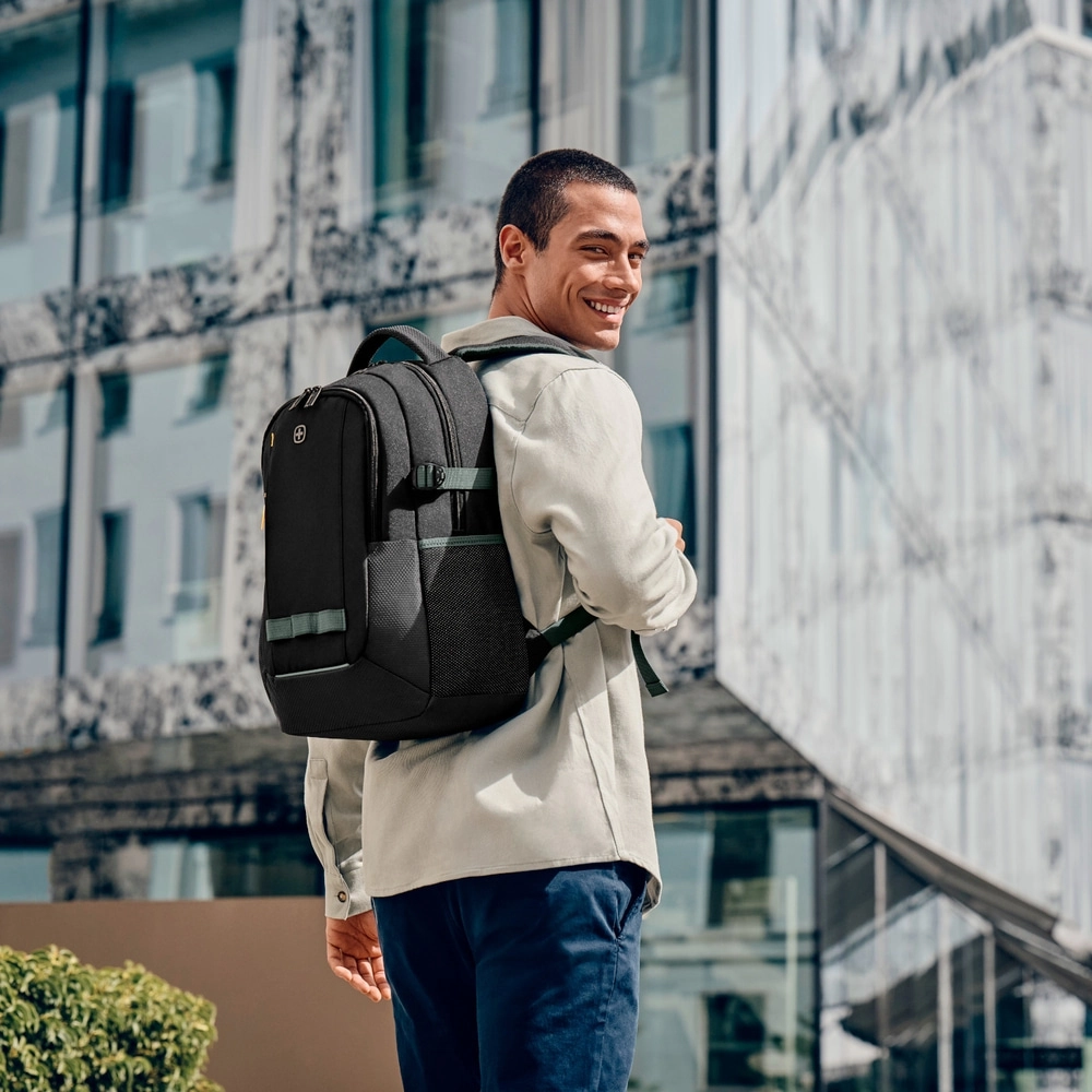 Wenger Next 23 Ryde 16 Laptop Backpack with Tablet Pocket, Gravity Black, 612567 Bild 6