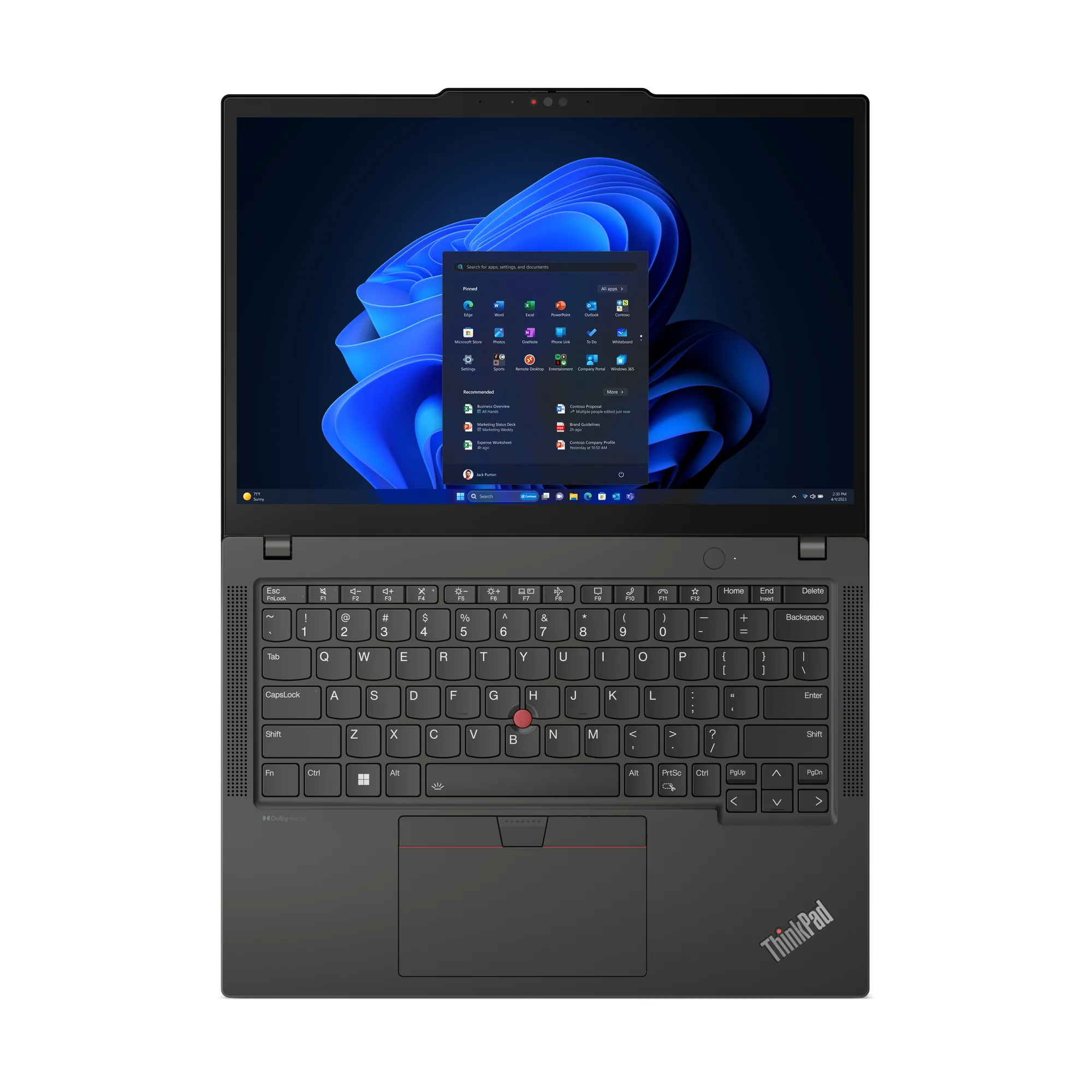 Lenovo ThinkPad X13 Gen 5 mit Core Ultra 7 155U, Intel Grafik, 32GB RAM, 1TB SSD, Win 11 Pro, Schwarz