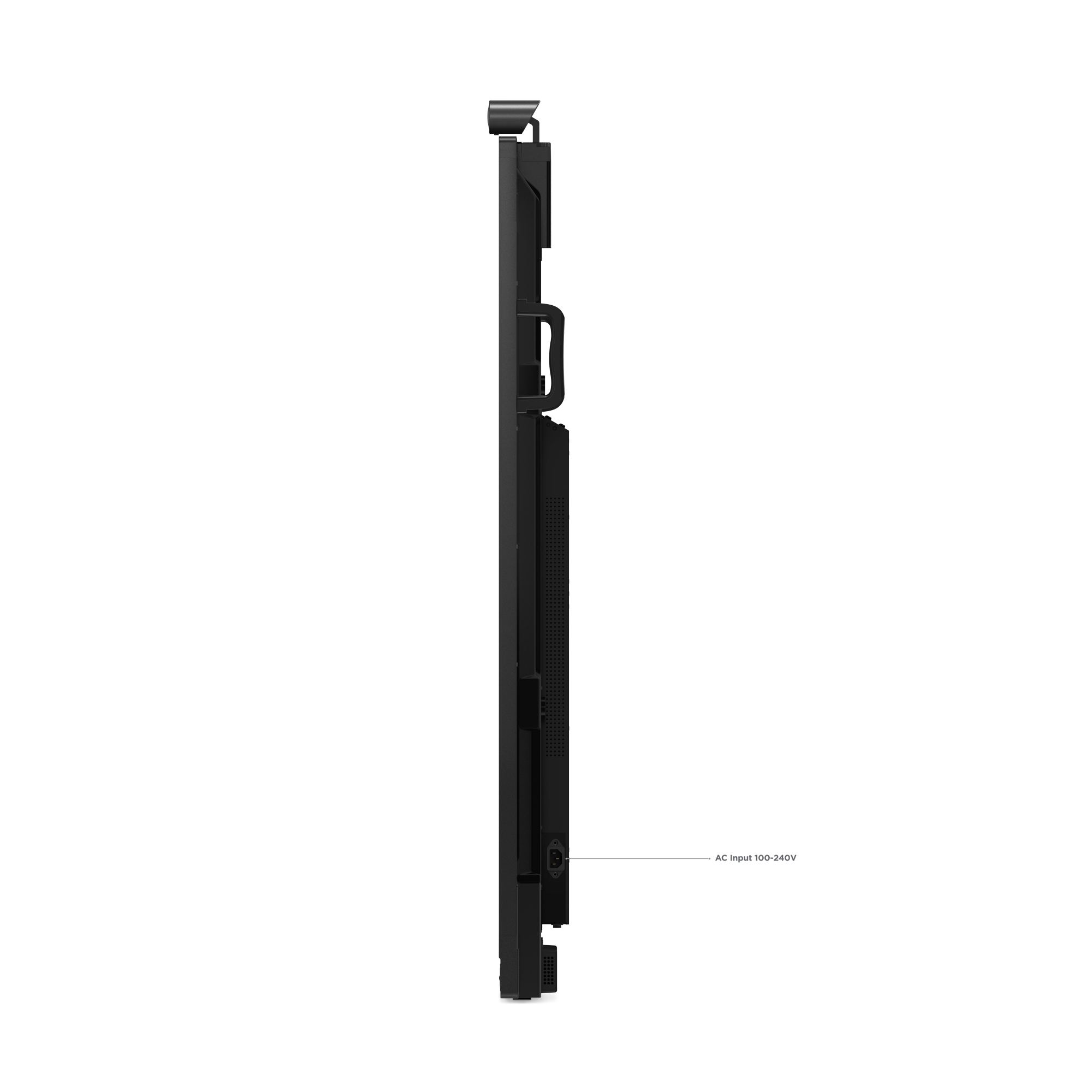 Lenovo ThinkVision T75 75" 4K UHD LED Monitor, 8MP, 15W, USB 2.0/3.2, schwarz, flach, 600x400mm VESA
