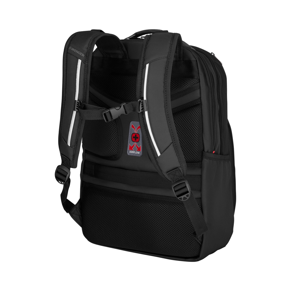 Wenger, Cosmic, 17 Laptop Backpack with Tablet Pocket, Black, 653187 Bild 2
