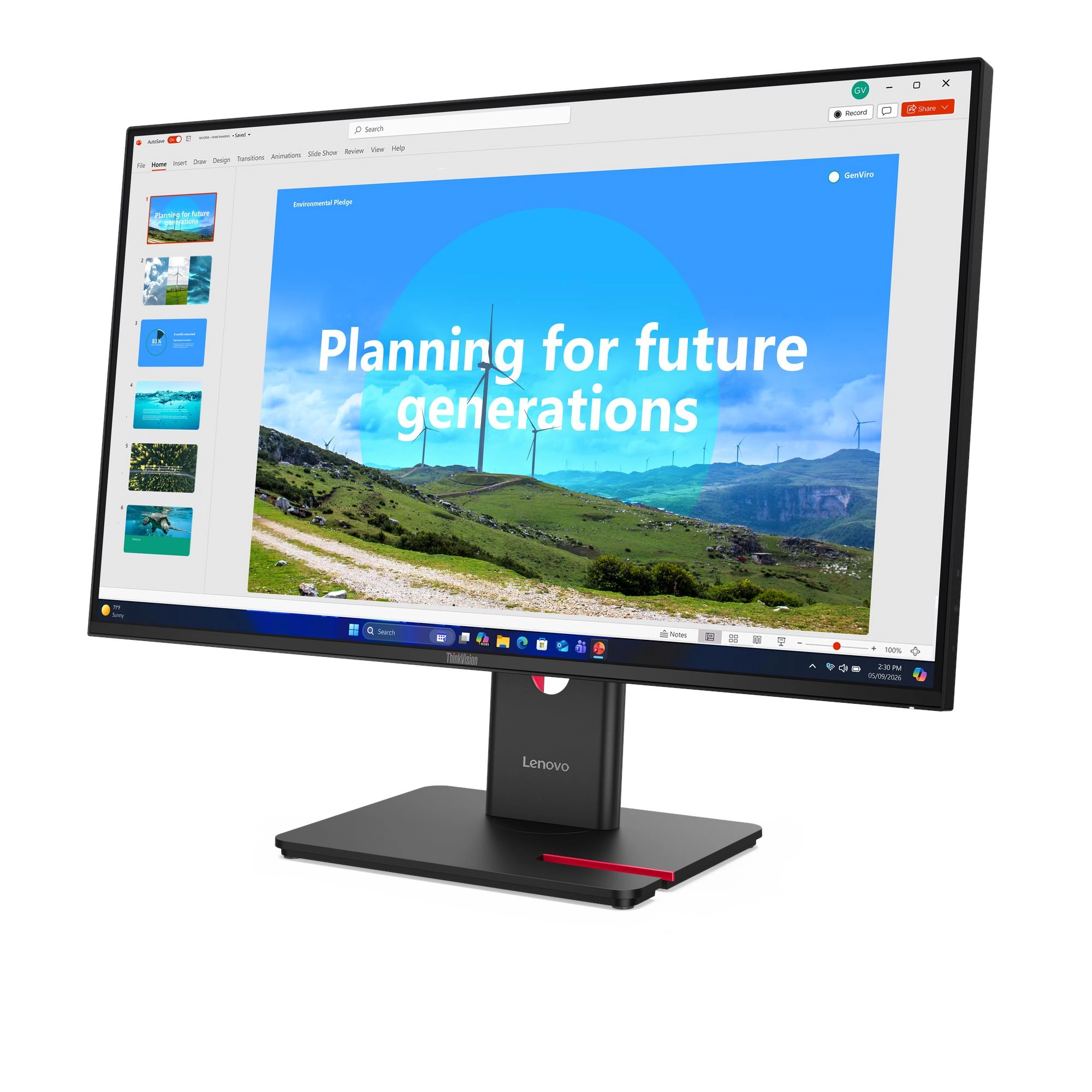 Lenovo ThinkVision T27D-40 27 FHD HDMIDPUSB-C Bild 9