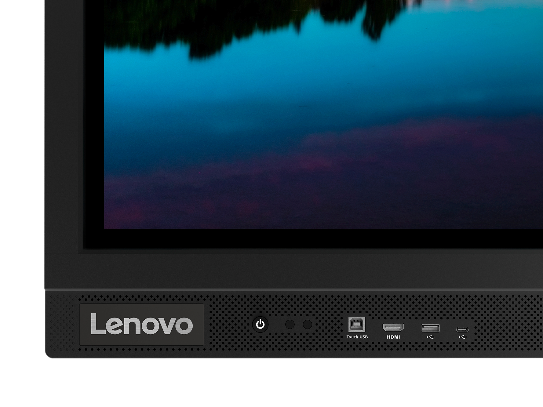 Lenovo ThinkVision T86 86" LED Display, 4K UHD (3840x2160), 8MP, 15W, flach, USB 2.0/3.2, schwarz