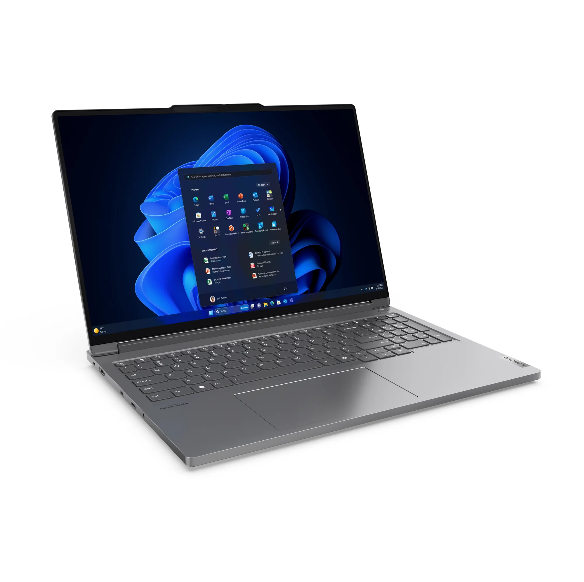 Lenovo ThinkBook 16p G5 IRX mit i7-14650HX, RTX 4060, 32GB RAM, 1TB SSD, Windows 11 Pro, Grau
