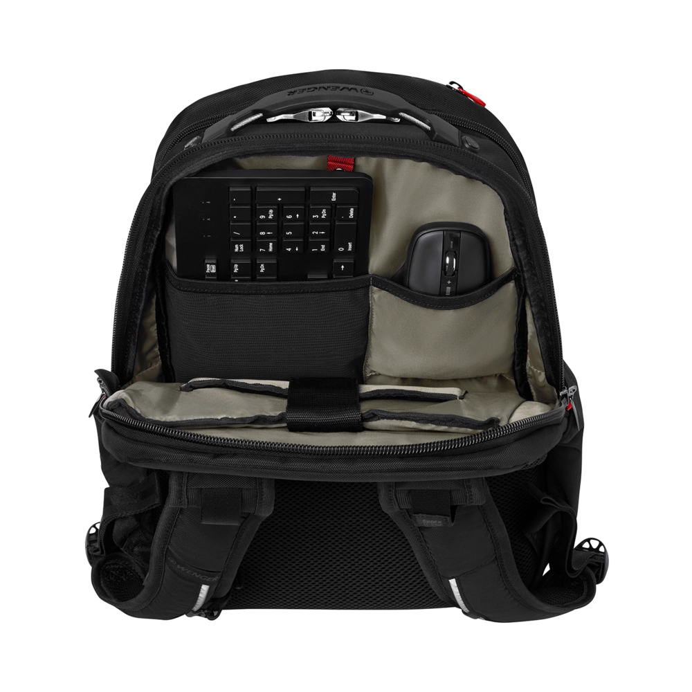 Wenger, Cosmic, 17 Laptop Backpack with Tablet Pocket, Black, 653187 Bild 4