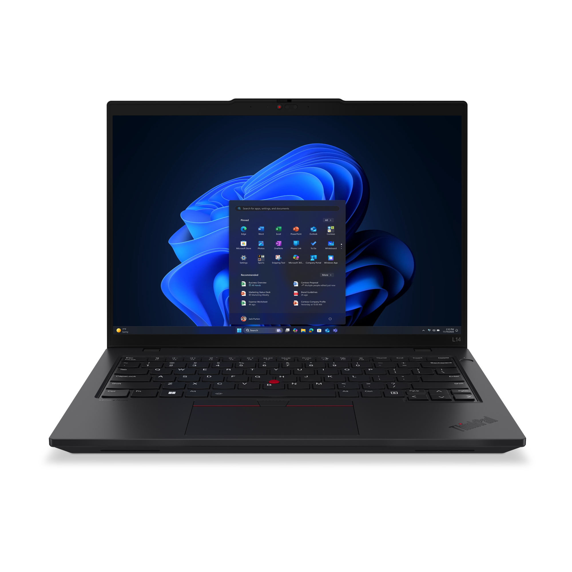 Lenovo ThinkPad L14 Gen 6 mit Intel Core Ultra 5 225U, 16GB RAM, 512GB SSD, Win 11 Pro