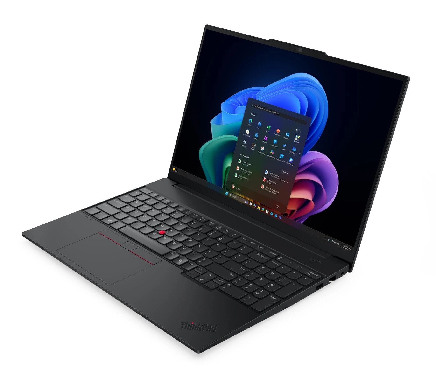 Lenovo ThinkPad E16 Gen 4 Intel Core Ultra 7 355, 16GB RAM, 512GB SSD, Windows 11 Pro, Schwarz Bild 1