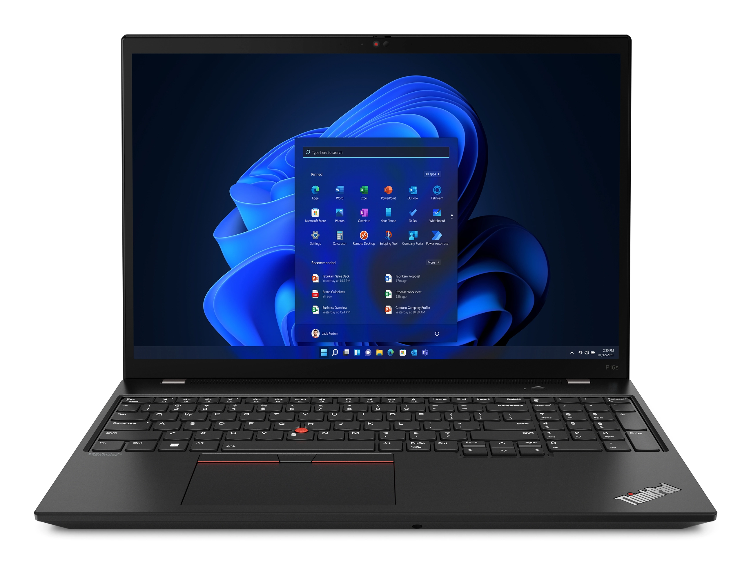 Lenovo ThinkPad P16s Gen 2 AMD Ryzen 7 PRO 7840U, 32GB RAM, 1TB SSD, Win 11 Pro Bild 0