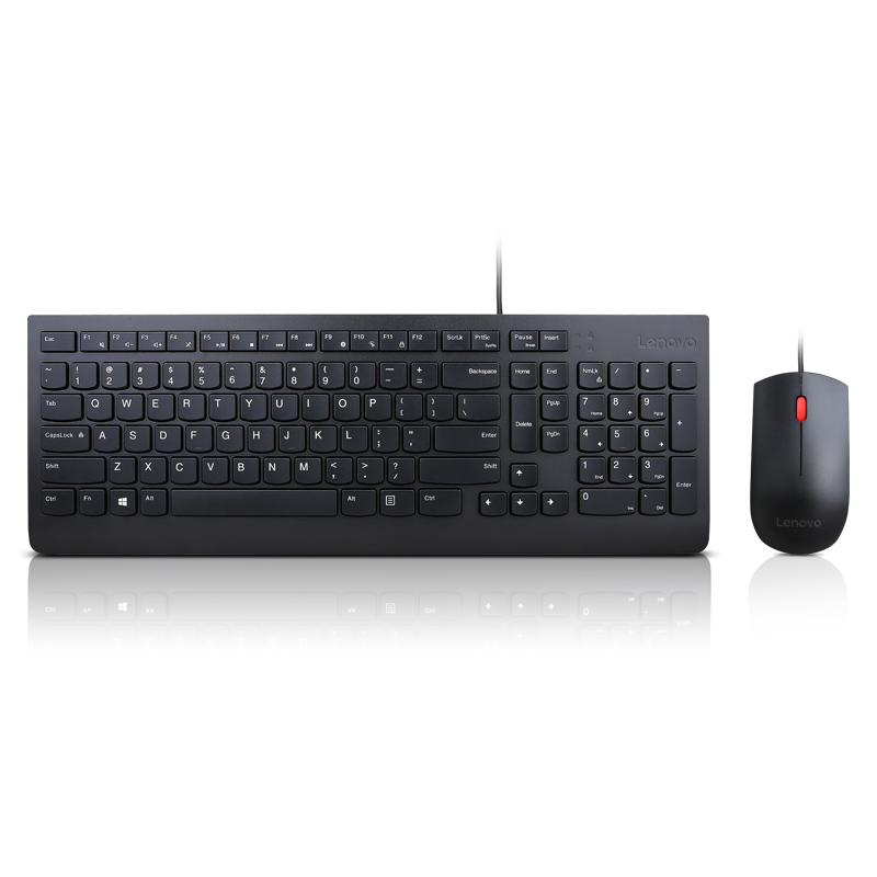 Lenovo Essential Wired Keyboard and Mouse Combo - German