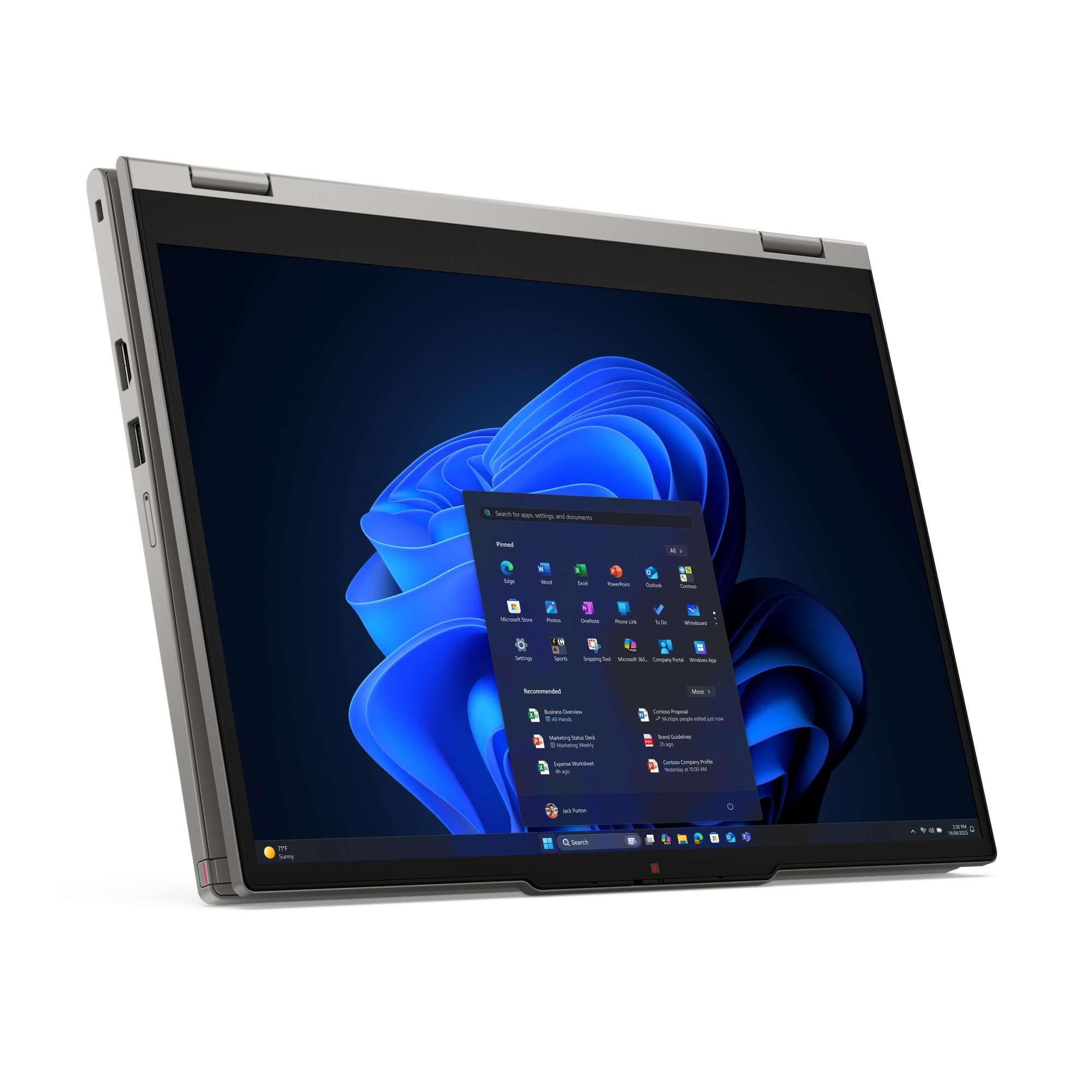 Lenovo ThinkPad L13 2-in-1 Gen 6 mit Intel Core Ultra 5 225U, Intel Grafik, 32GB RAM, 512GB SSD, Win 11 Pro