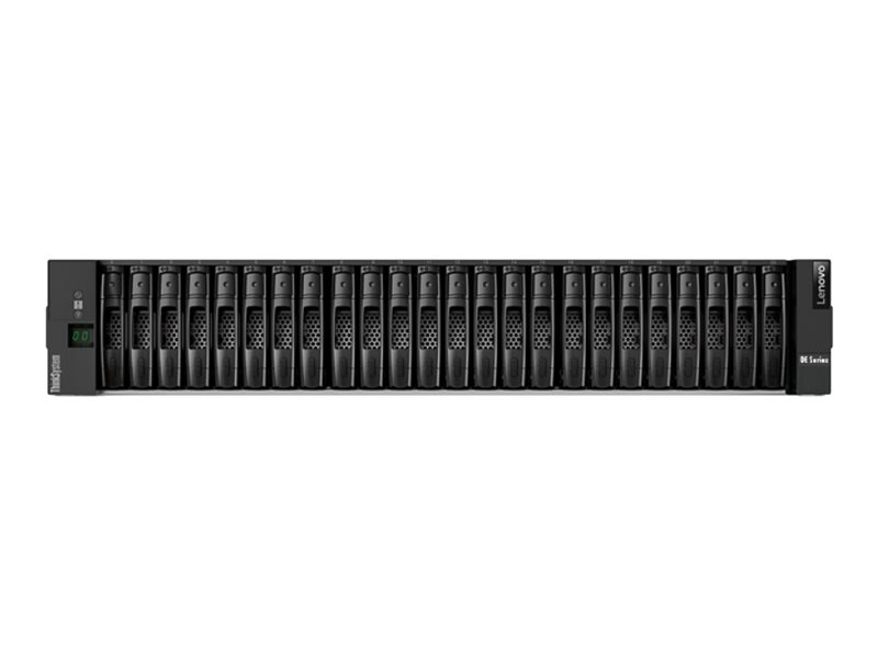 Lenovo ThinkSystem DE240S 24x 2.5" SAS 12 Gb/s, 2U Rack, Schwarz