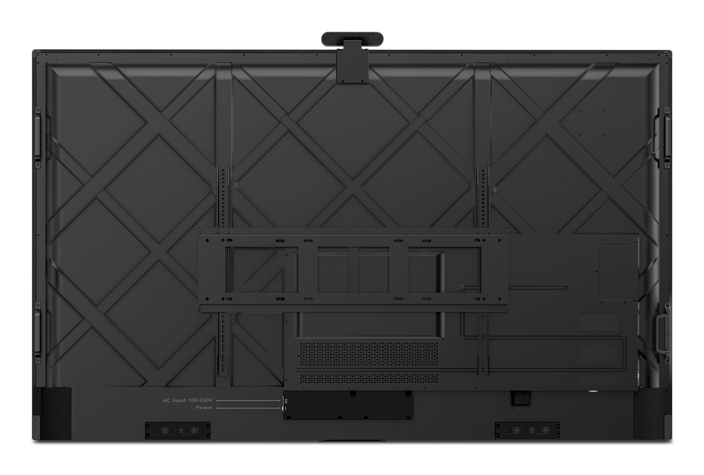 Lenovo ThinkVision T86 86 LED Display, 4K UHD (3840x2160), 8MP, 15W, flach, USB 2.03.2, schwarz Bild 12