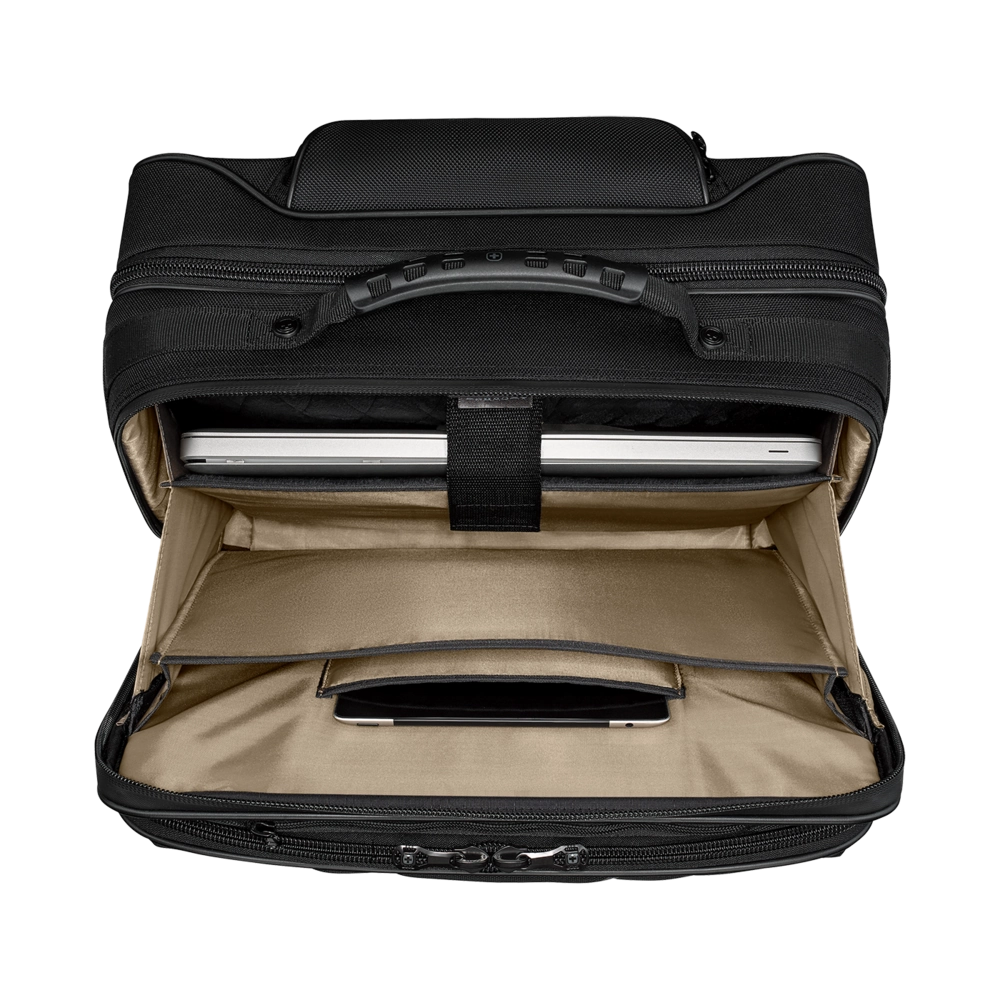 Wenger Legacy Black Series, 15.6 Wheeled Laptop Case w Tablet Pocket, Black, 653631 Bild 5