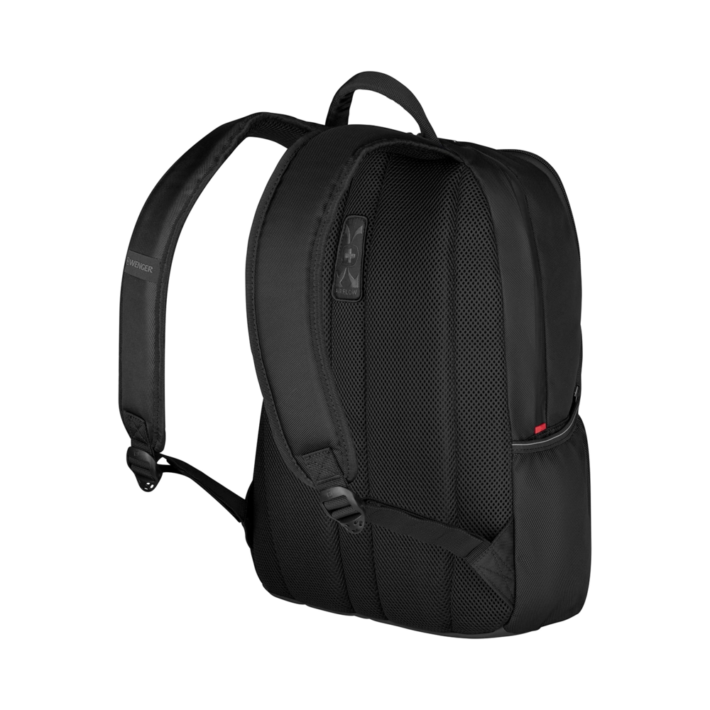 15,6 Zoll Notebook-Rucksack, schwarz, recycelte PET-Flaschen, Tablet- Laptopfach Bild 3