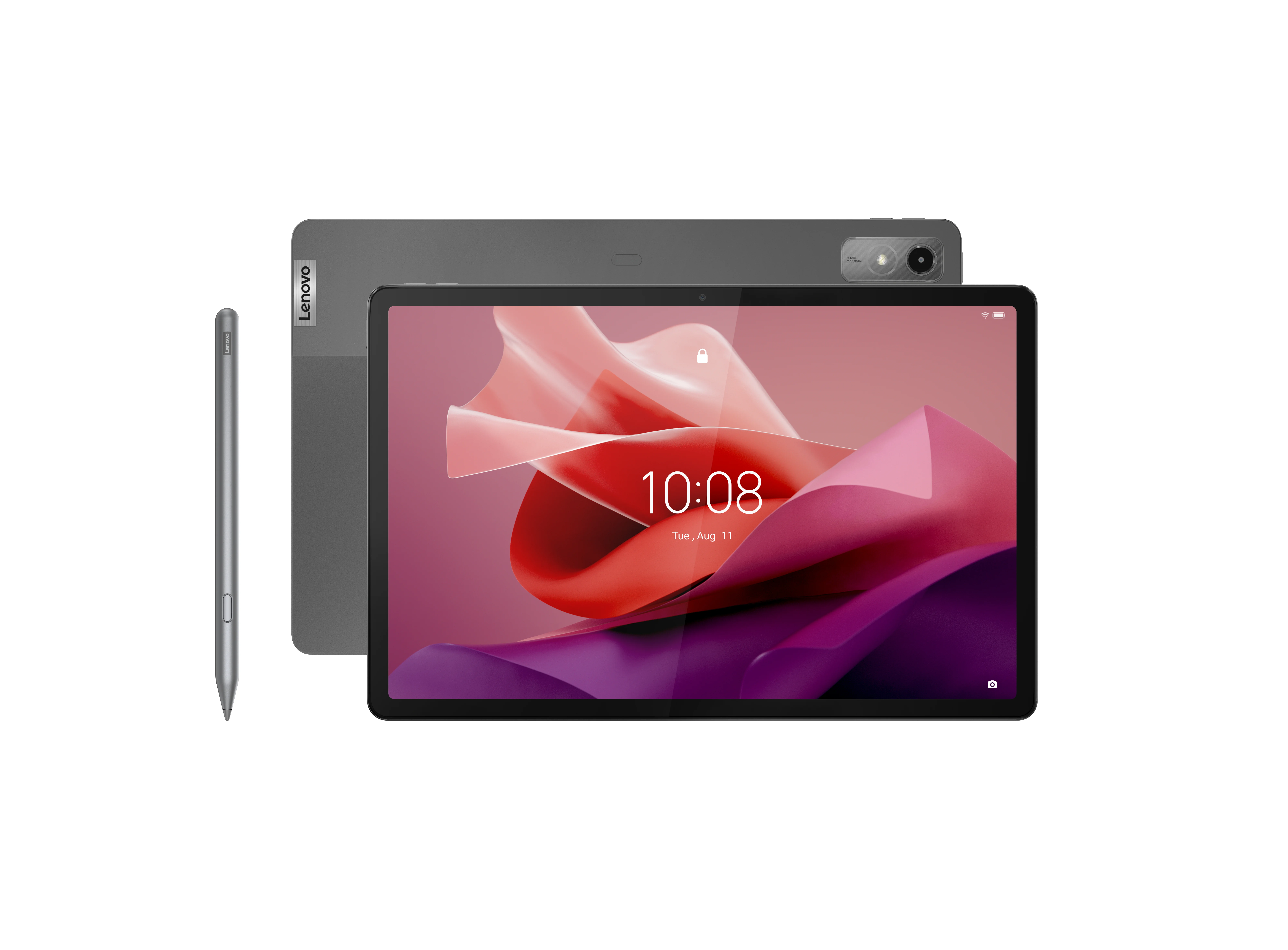 Lenovo Tab P12 12,7" 3K, Dimensity 7050, 8GB RAM, 128GB, Wi‑Fi 6, Android 13, Grau
