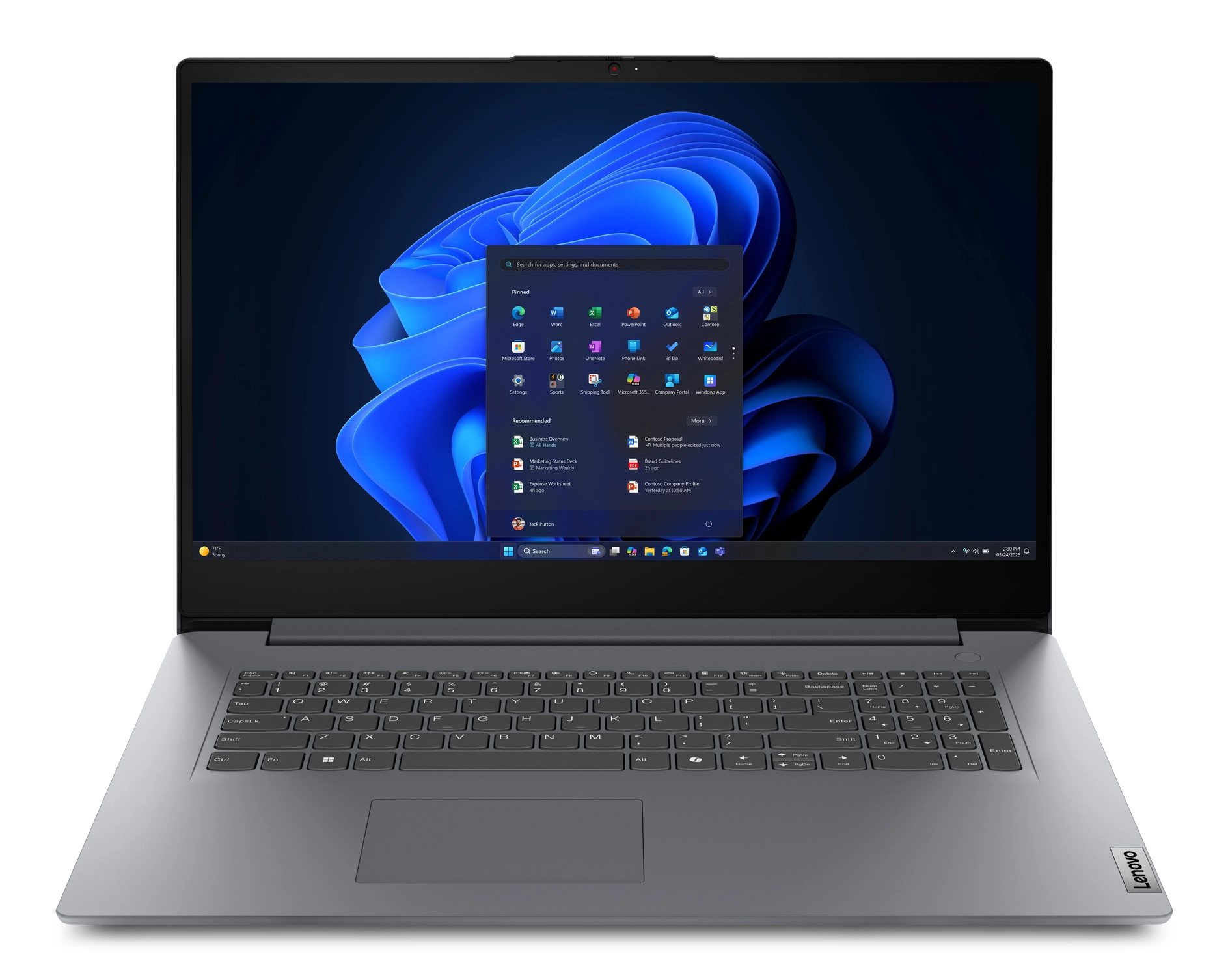 Lenovo V17 Gen 7 IWC Intel Core 5 320, Intel Graphics, 16GB RAM, 512GB SSD, Win 11 Home Bild 0