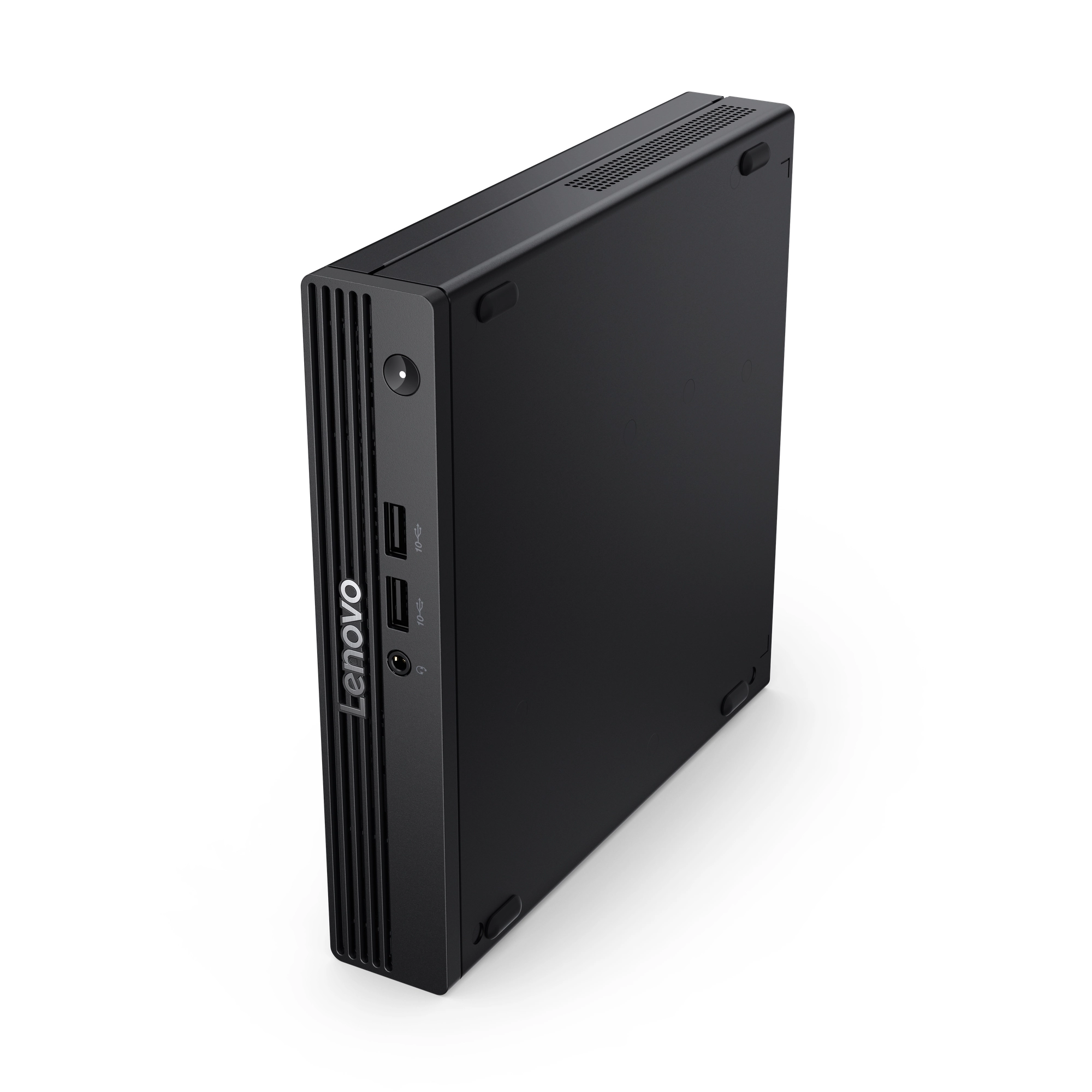 Lenovo V100q Mini PC mit Intel N100, Intel UHD Graphics, 8GB RAM, 256GB SSD, Linux, Schwarz Bild 1