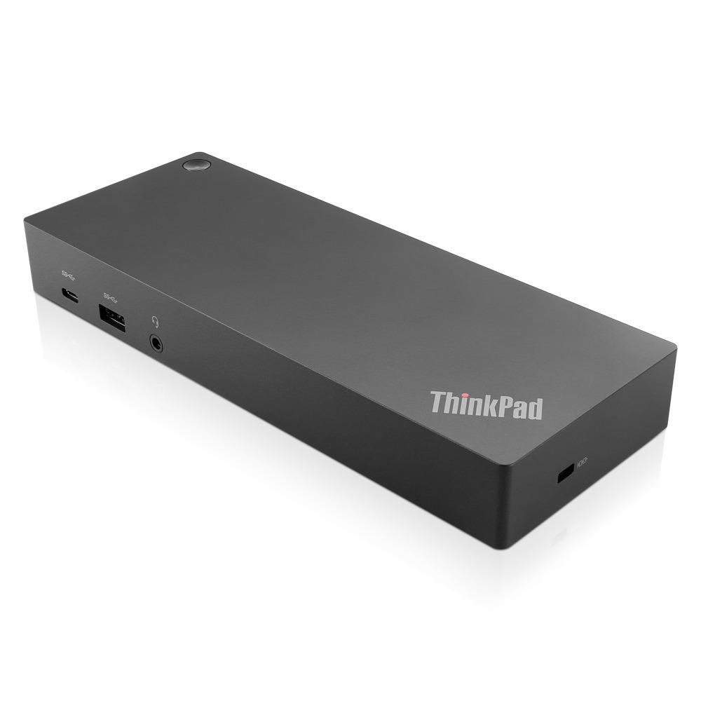 Lenovo ThinkPad Hybrid USB-C/USB-A Dock, USB 3.2 Gen 2, 135W, LAN, Audio, Schwarz