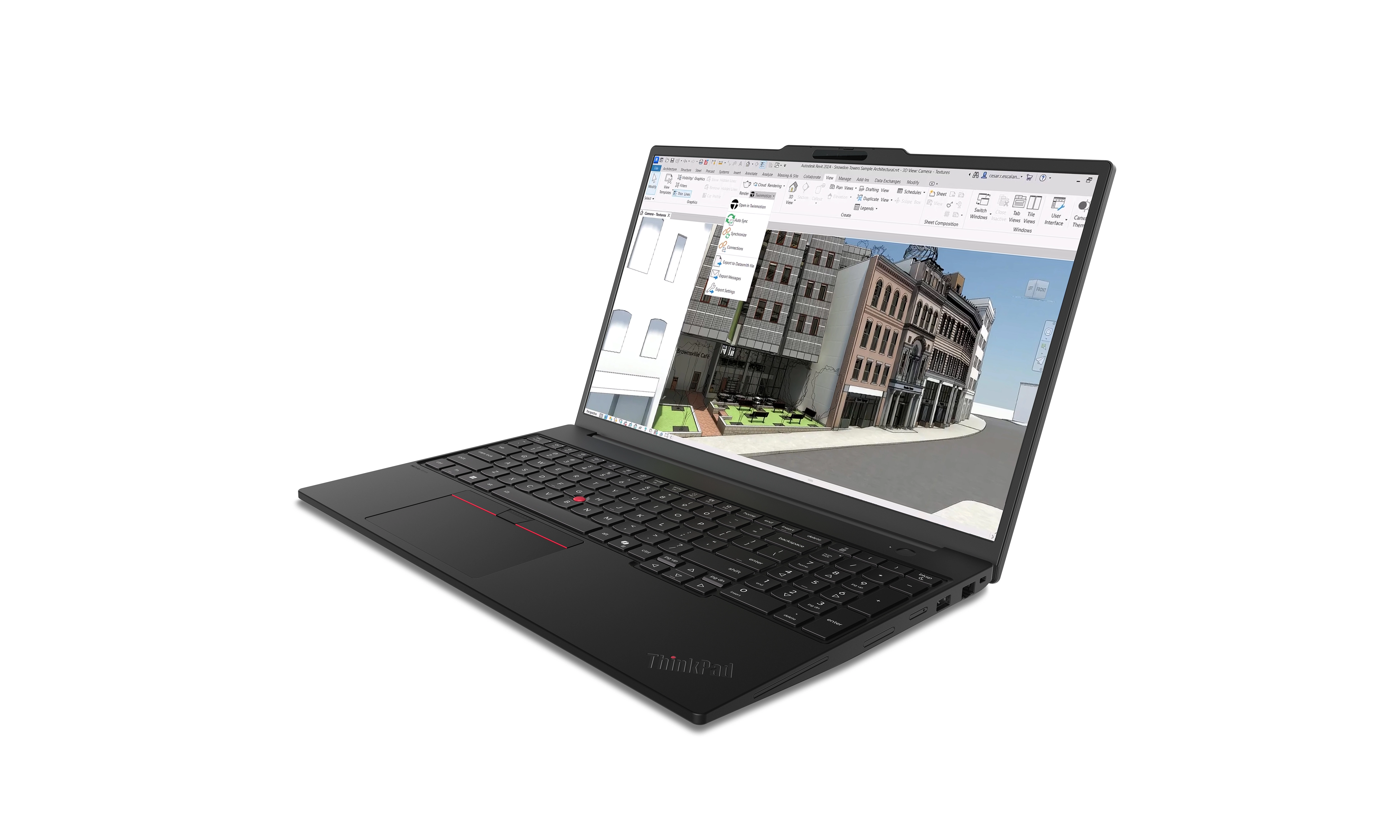 ThinkPad P16s Gen 5 Intel Core Ultra 7 356H, RTX PRO 500, 64GB RAM, 1TB SSD, Win 11 Pro, Black Bild 3