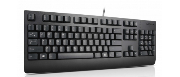 Lenovo 4X30M86893 USB-Tastatur QWERTZ Deutsch, Schwarz, Full-Size, kabelgebunden