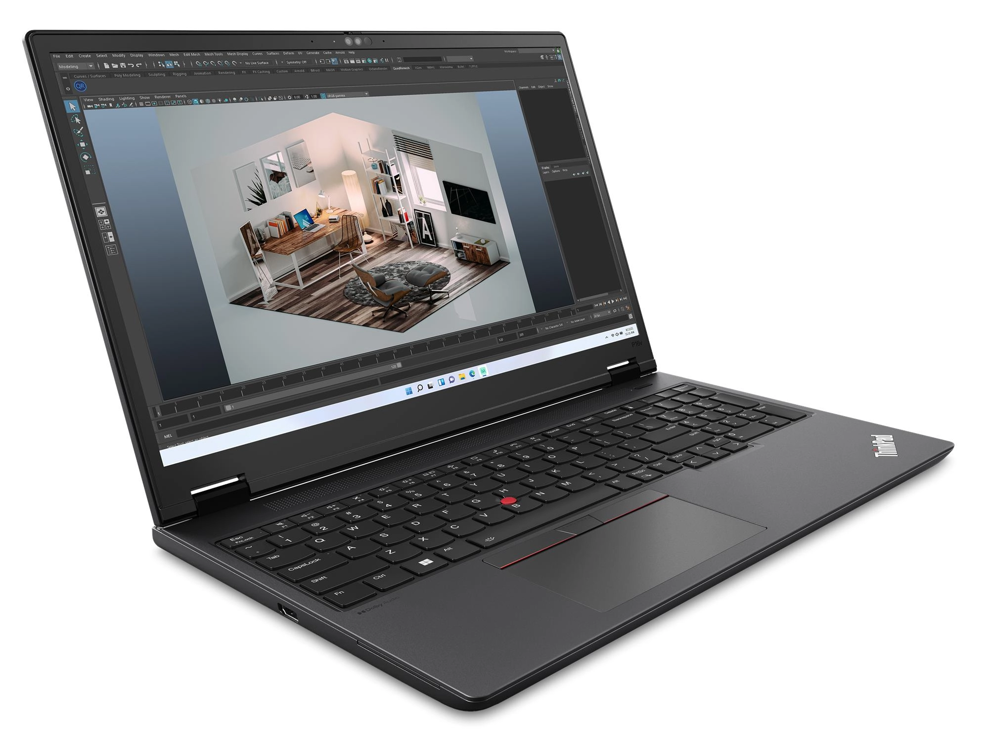 LENOVO ThinkPad P16v G3 Intel Core Ultra 7 165H 40,64cm 16Zoll WUXGA 32GB 512GB SSD RTX 1000 W11P Bild 7